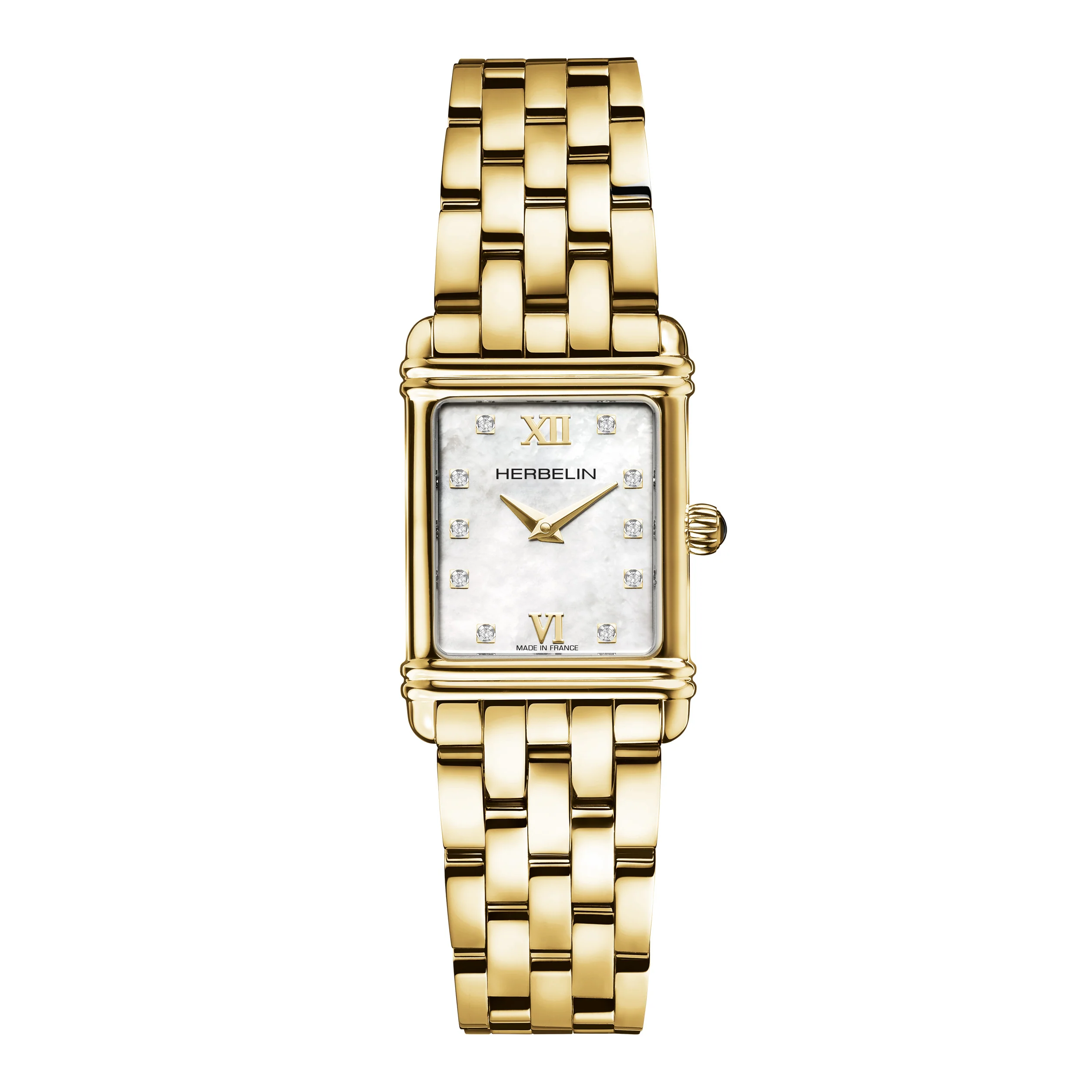 Herbelin Art Deco Ladies Gold Watch