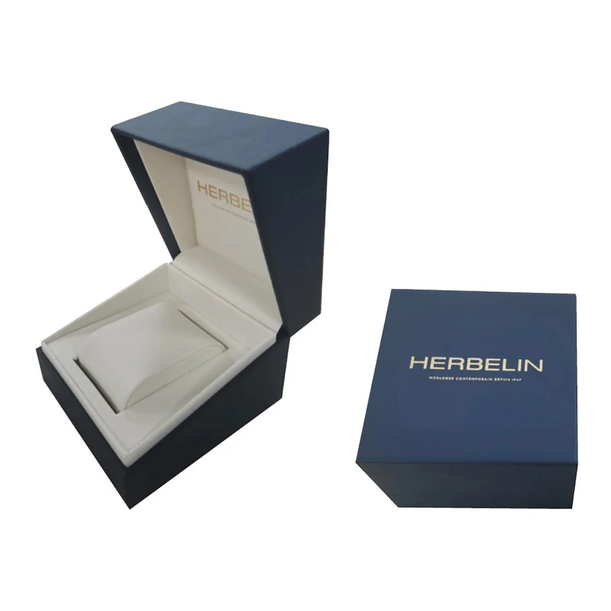 Herbelin Newport Slim Ladies White Mother of Pearl Gold Watch - Image 5
