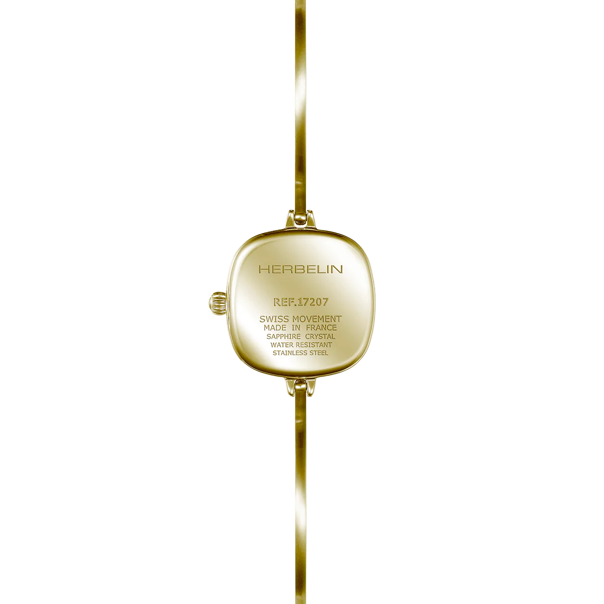 Herbelin Fil Wire And Golden PVD 26 mm Ladies Gold Watch - Image 2