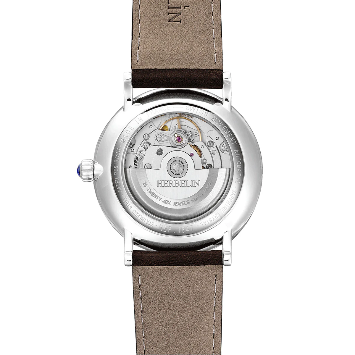 Herbelin Inspiration Auto Men's Blue Watch - Image 2