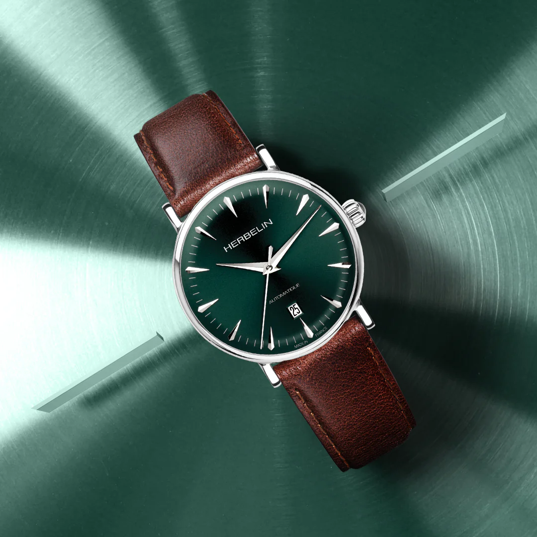 Herbelin Inspiration Automatic Men's Green Watch - Image 5