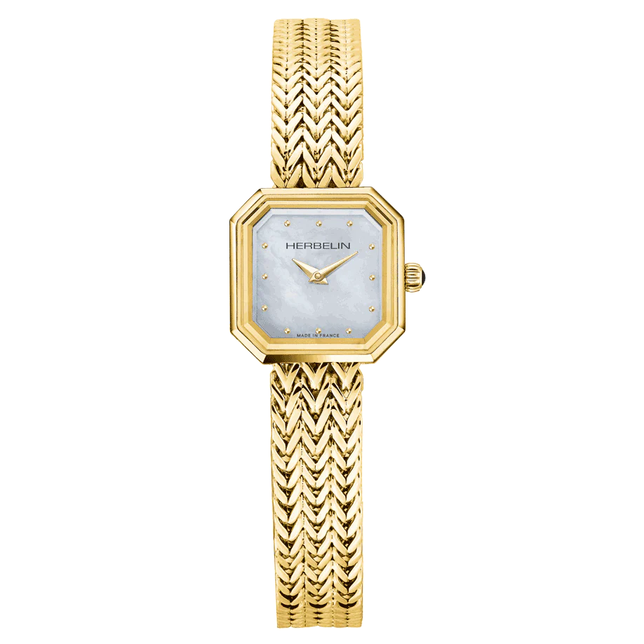 Herbelin Octogone Ladies Gold Watch