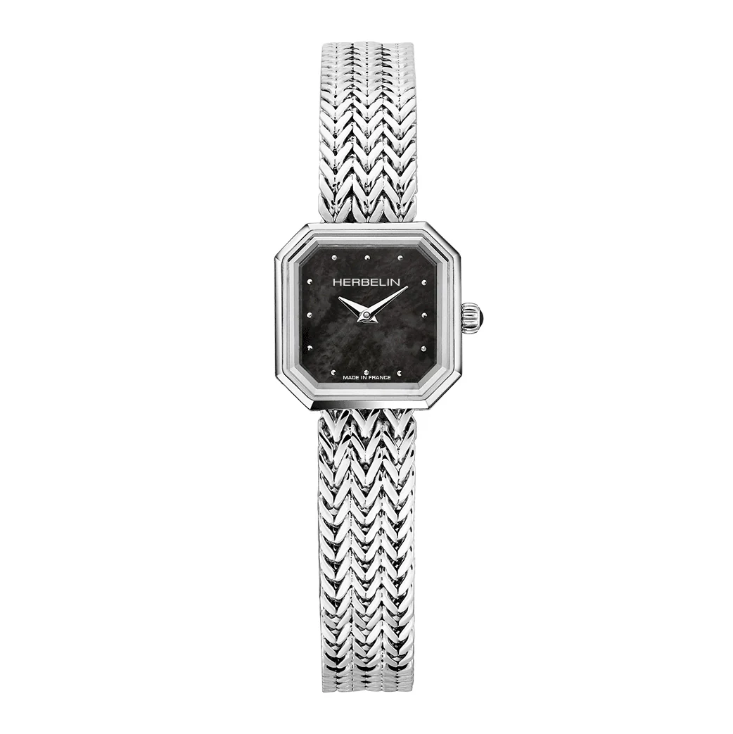 Herbelin Octogone Ladies Silver Watch