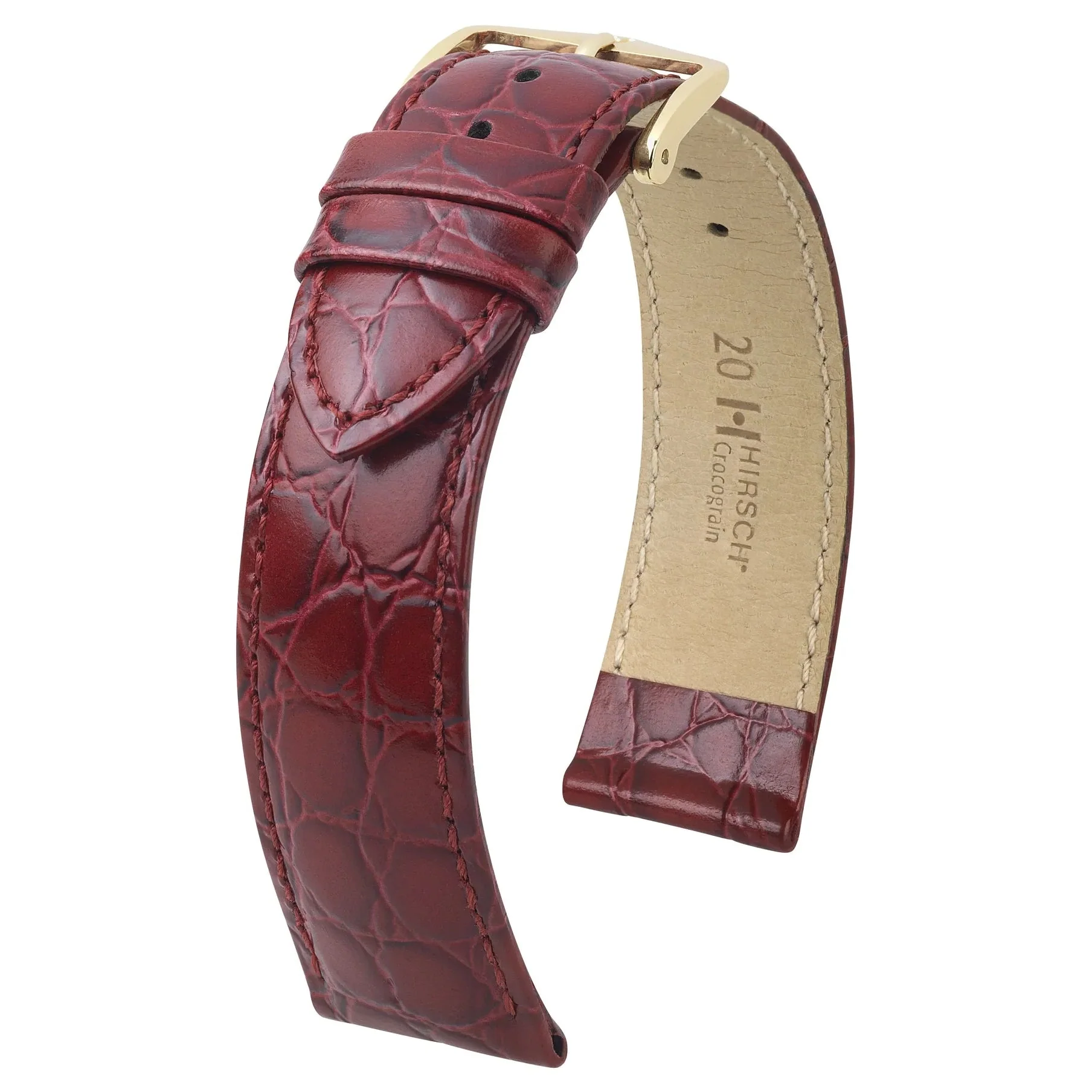 Hirsch Crocograin M 14mm Strap