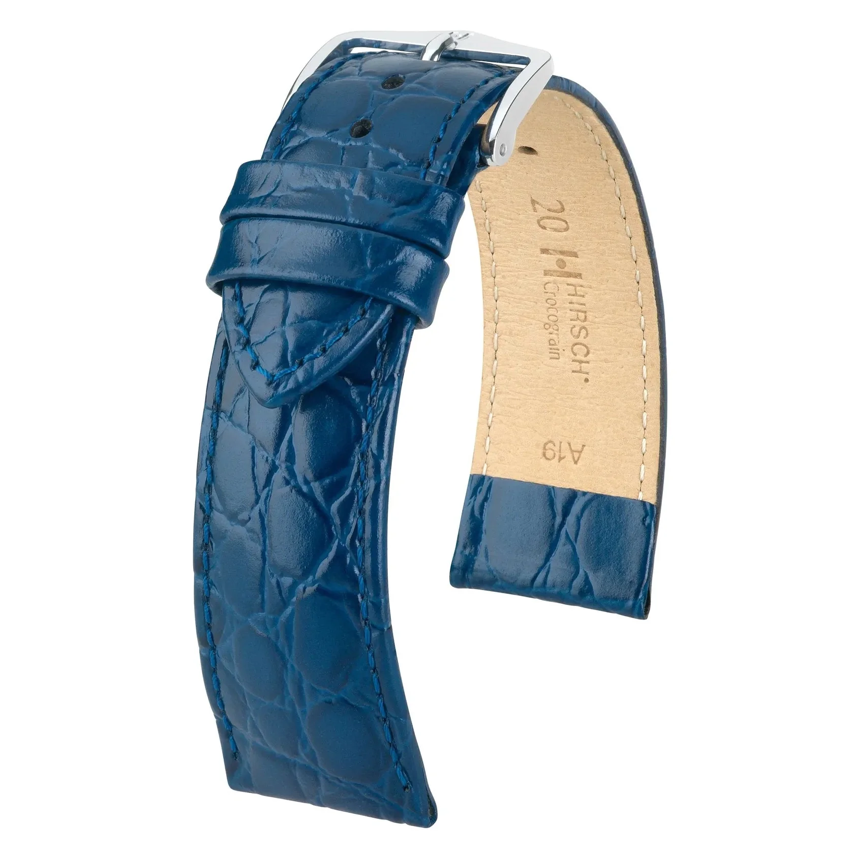 Hirsch Crocograin M 18mm Strap