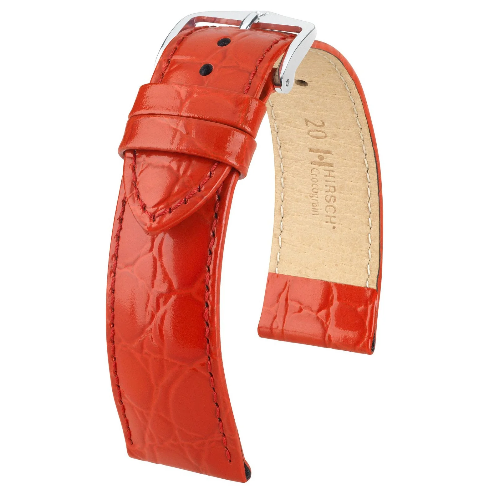 Hirsch Crocograin M Strap