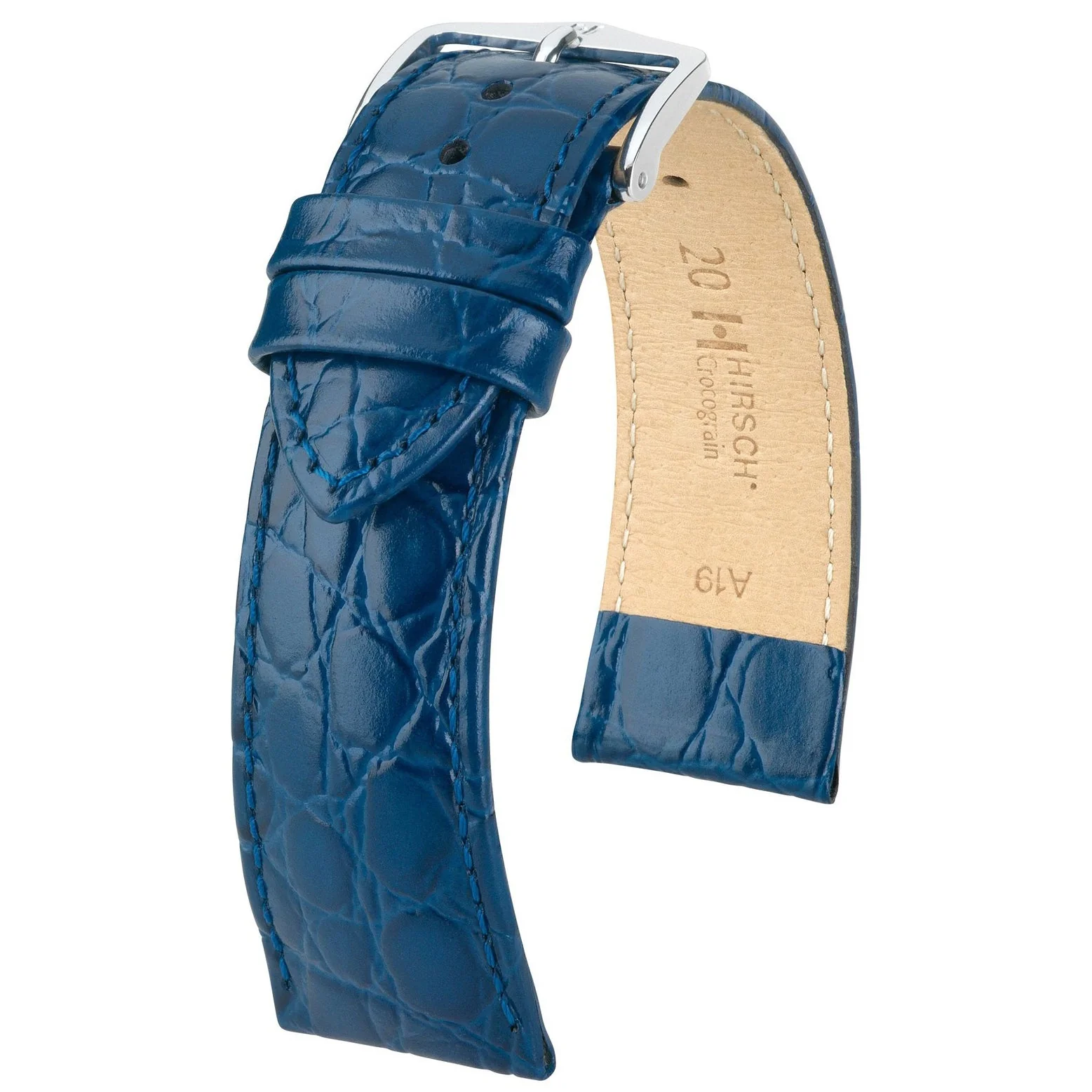Hirsch Crocograin M Strap