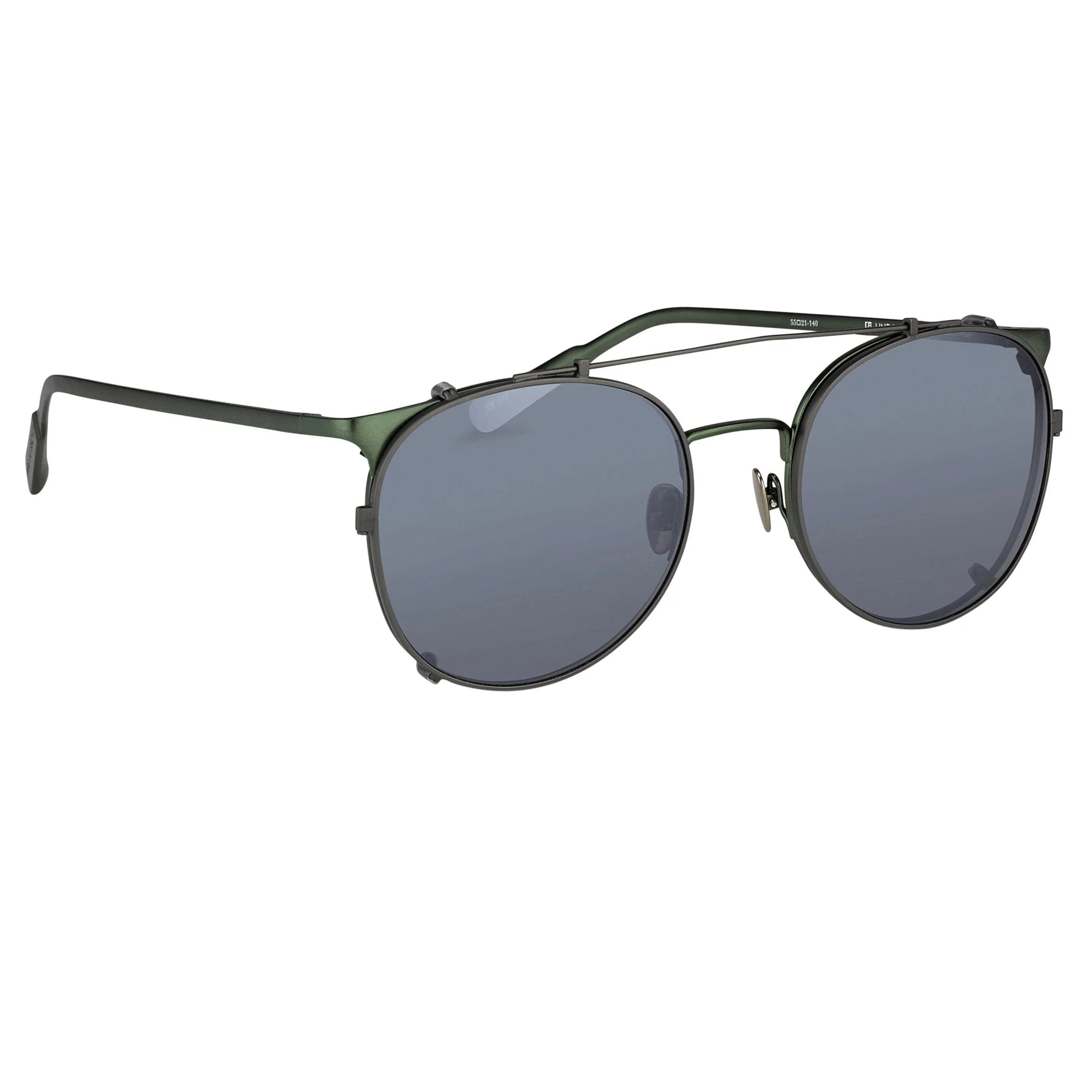Kris Van Assche Sunglasses Round Green and Flash - Image 3