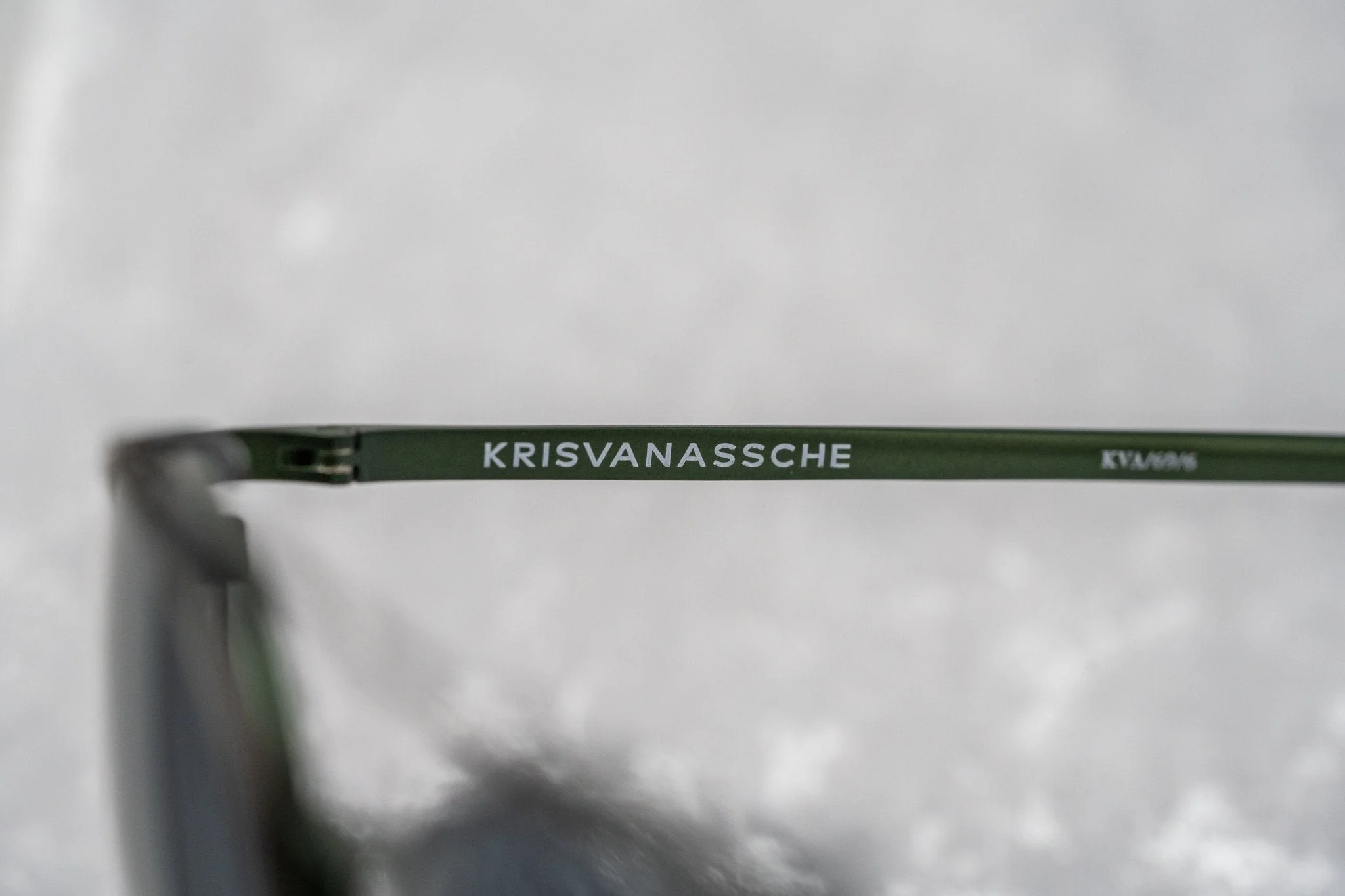Kris Van Assche Sunglasses Round Green and Flash - Image 9