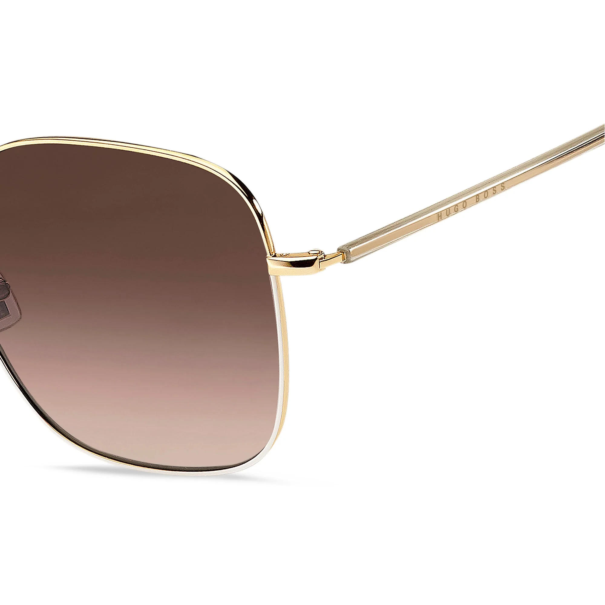 Hugo Boss 1336/S Y3R 58HA(HB6) Unisex Gold Ivor Sunglasses - Image 4