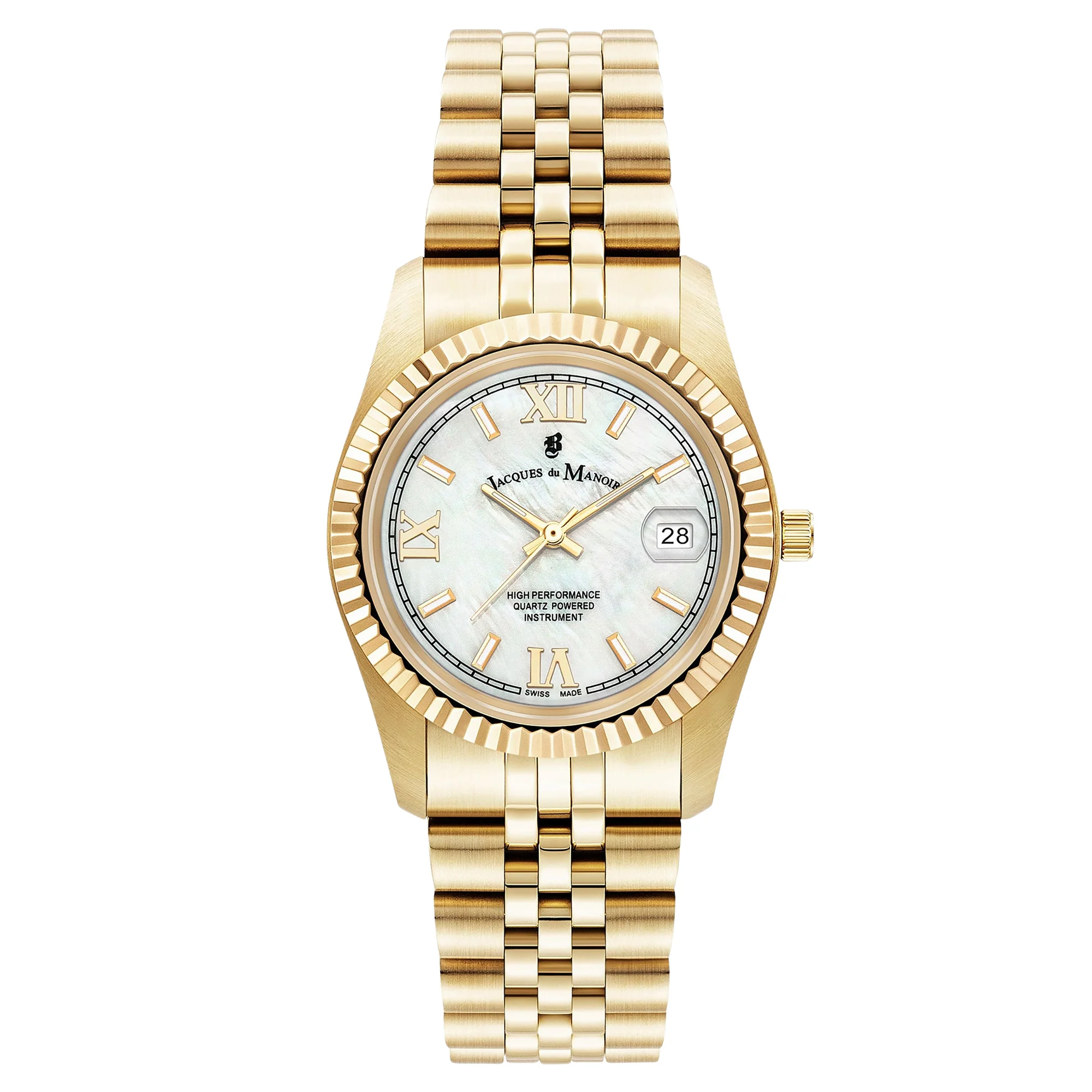 Jacques Du Manoir Ladies Inspiration Roman Gold Watch