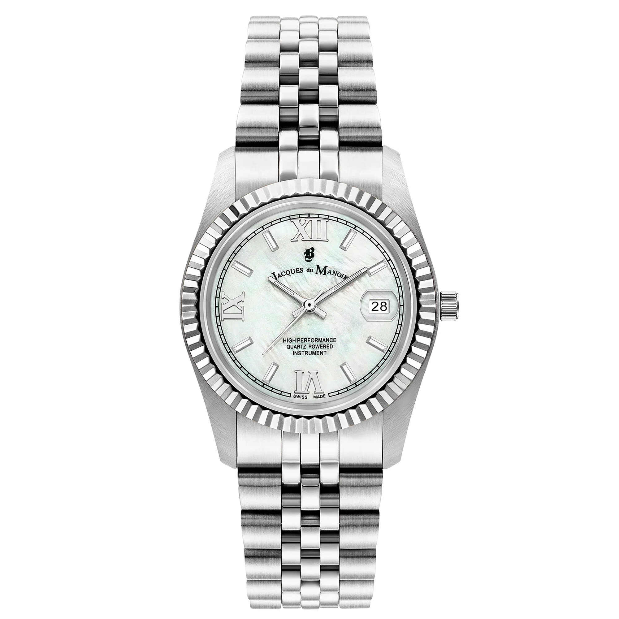 Jacques Du Manoir Ladies Inspiration Roman Silver Watch
