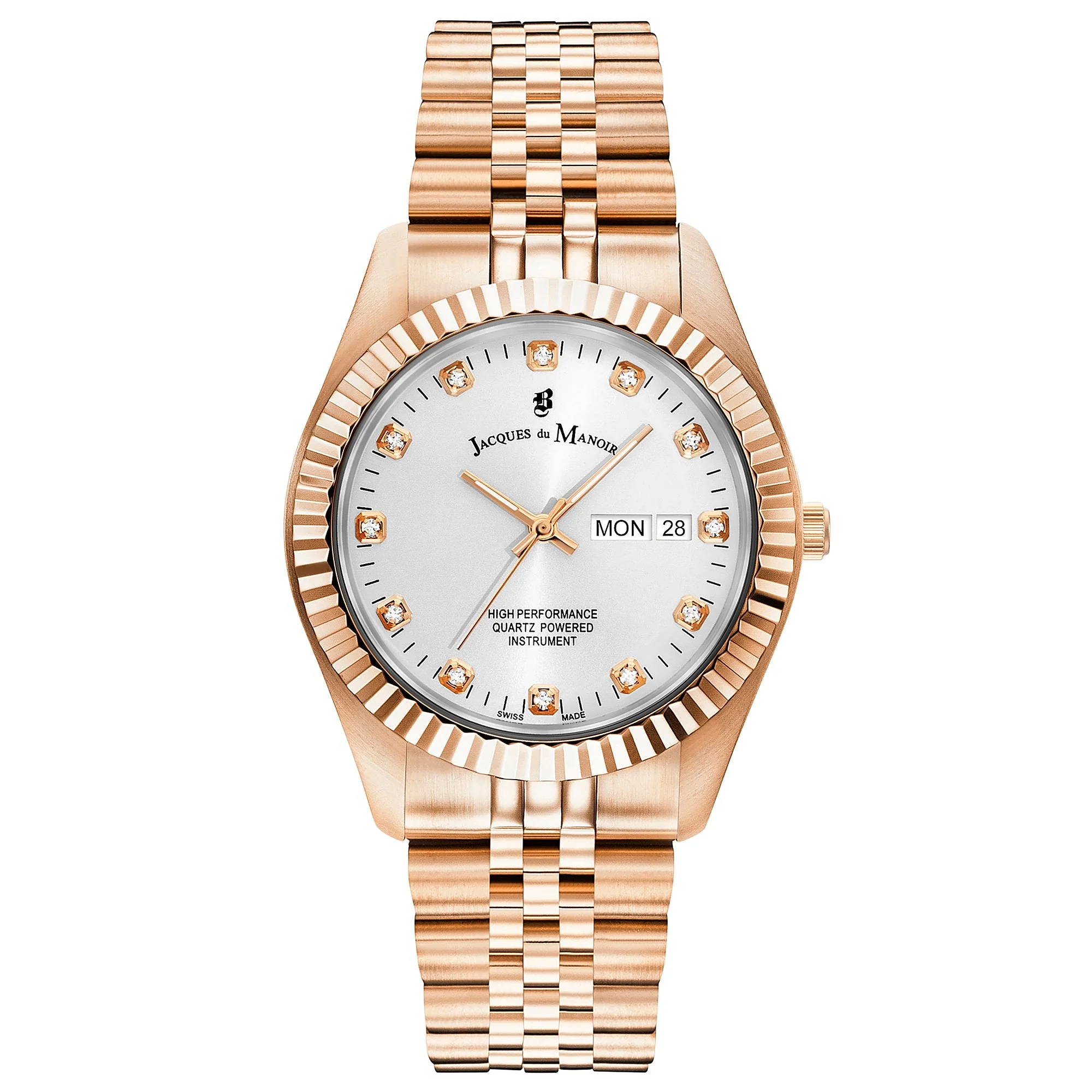 Jacques Du Manoir Ladies Inspiration Rose Gold Watch