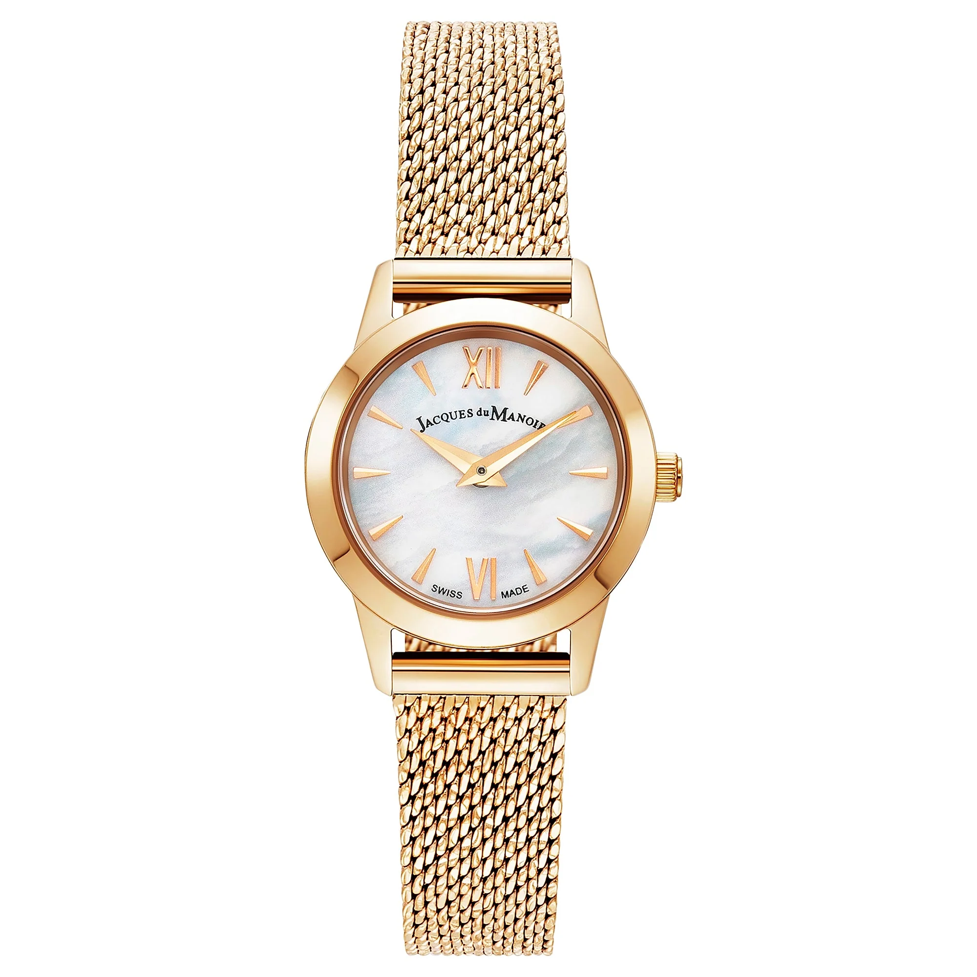 Jacques Du Manoir Ladies Mia White MOP Watch