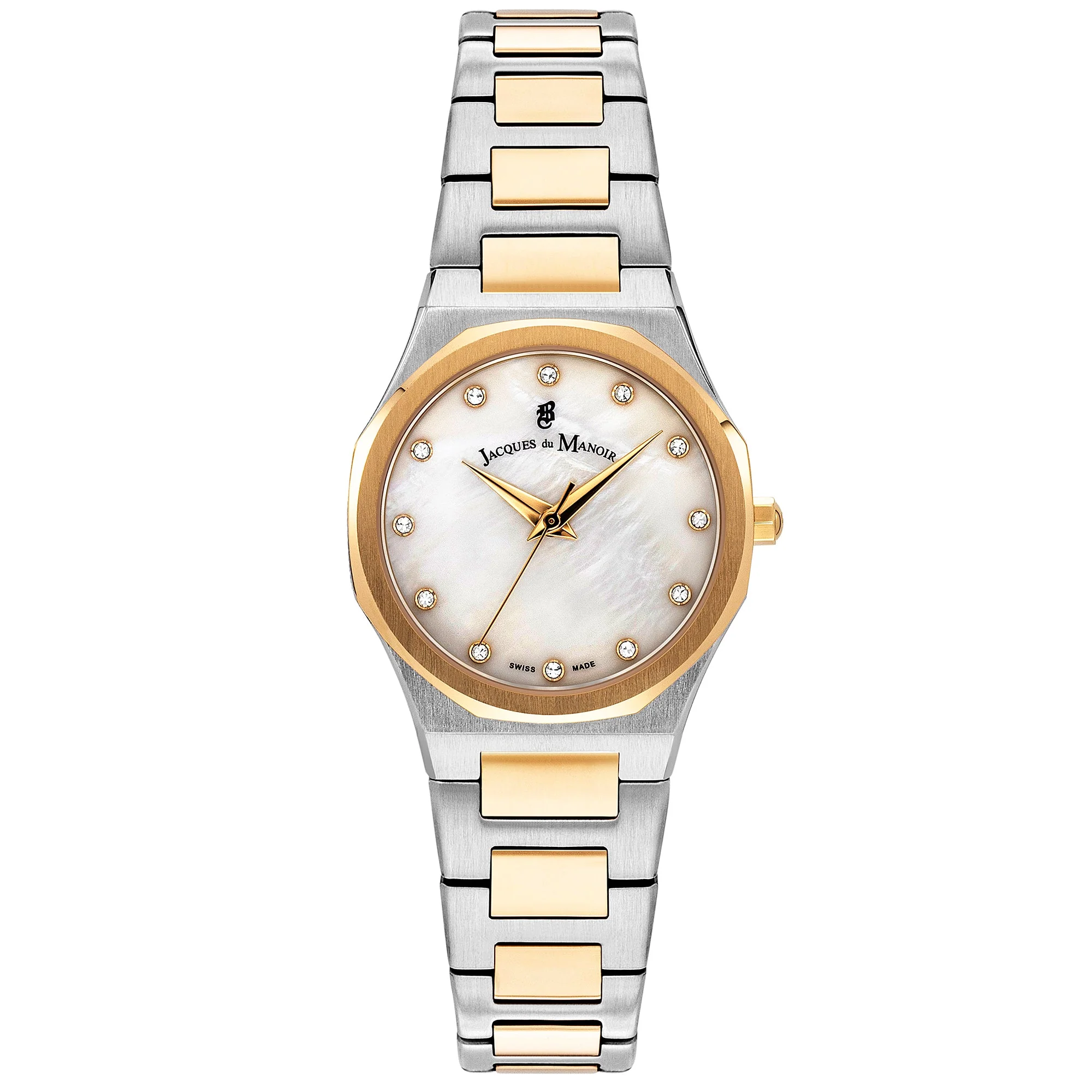Jacques Du Manoir Ladies Viola White MOP Watch