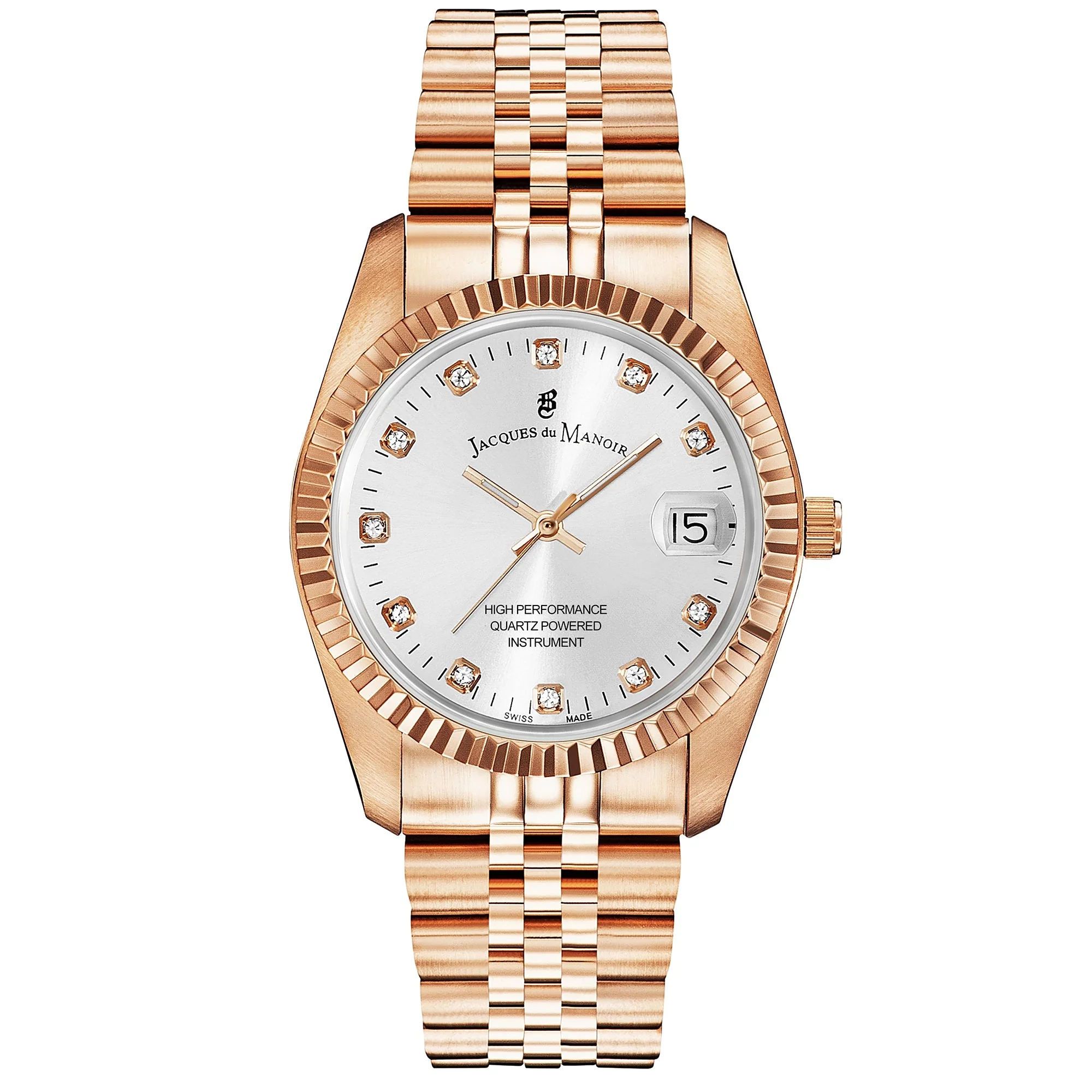 Jacques Du Manoir Ladies Inspiration Rose Gold Watch