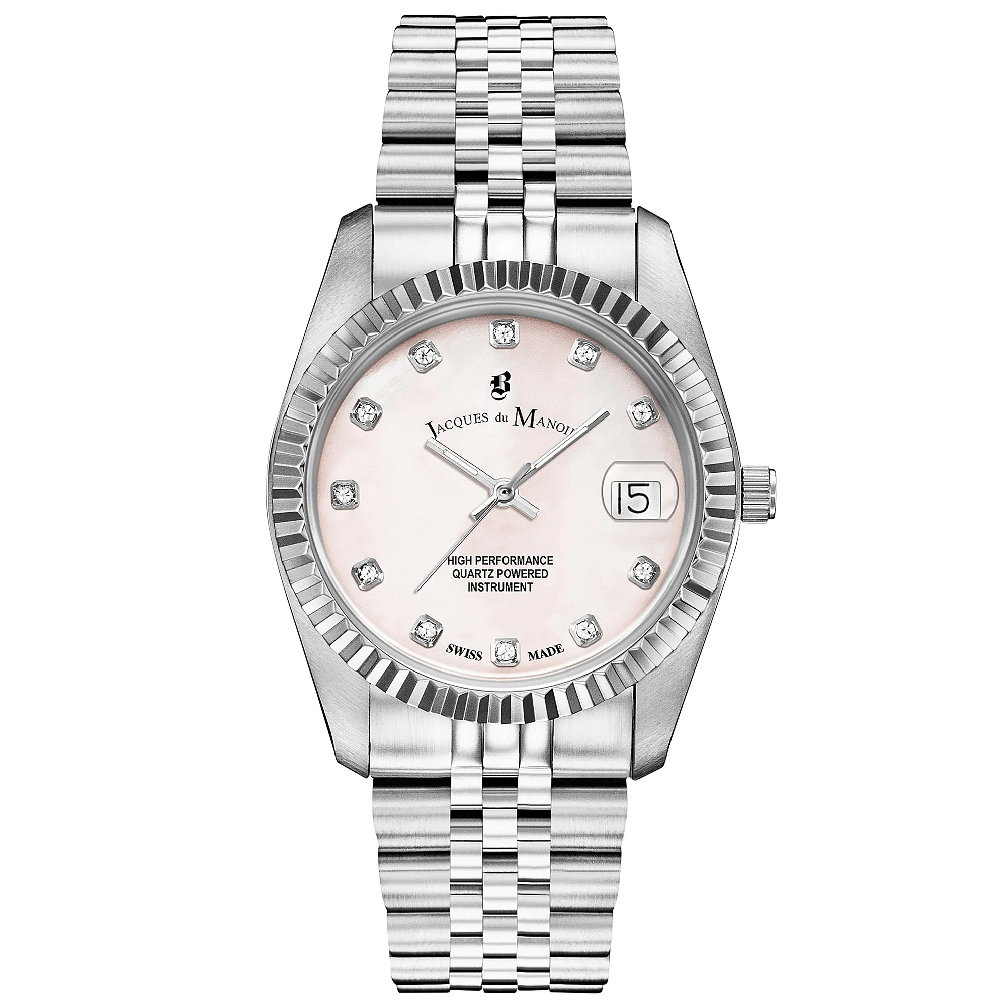 Jacques Du Manoir Ladies Inspiration Mother of Pearl Watch