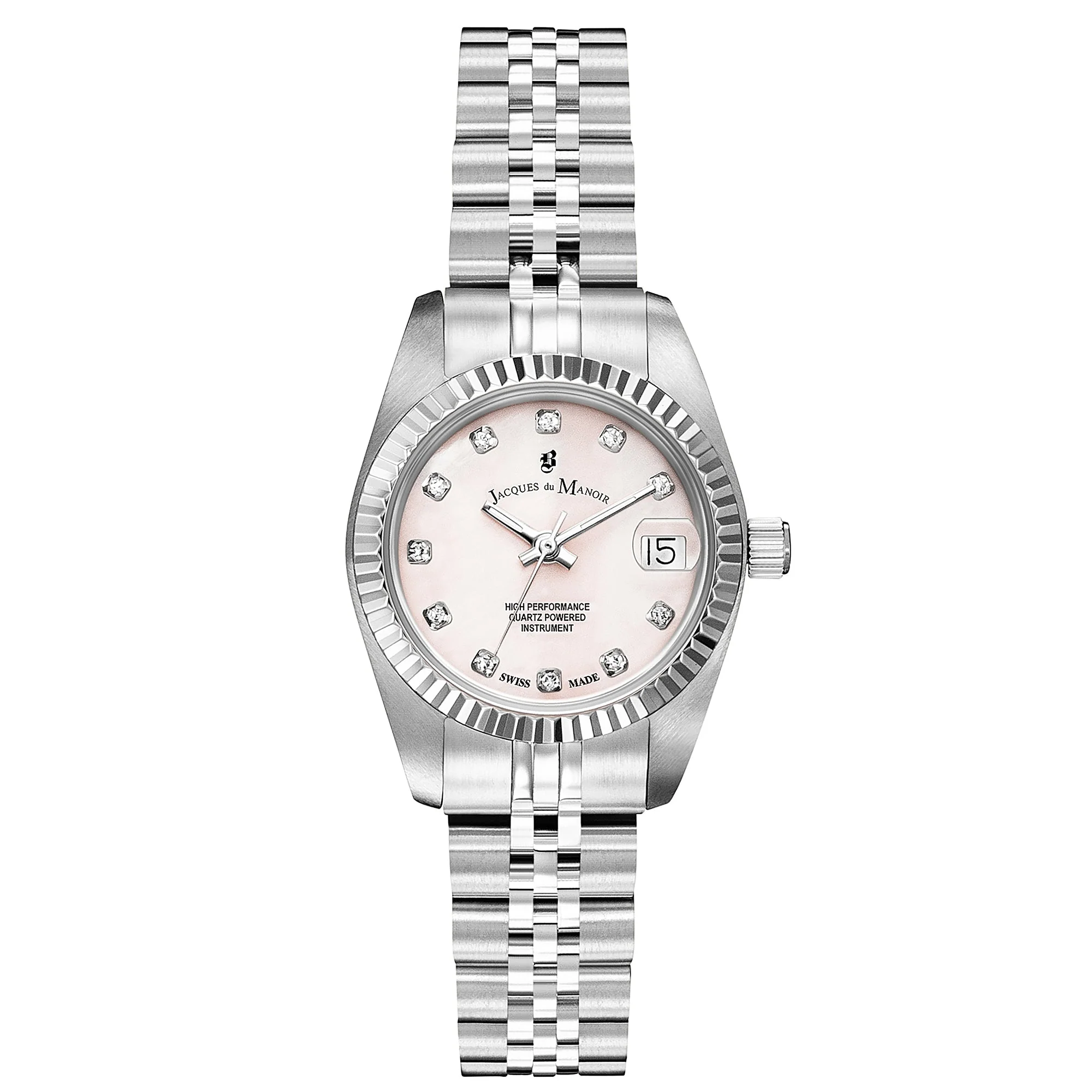Jacques Du Manoir Ladies Inspiration Mother of Pearl Watch
