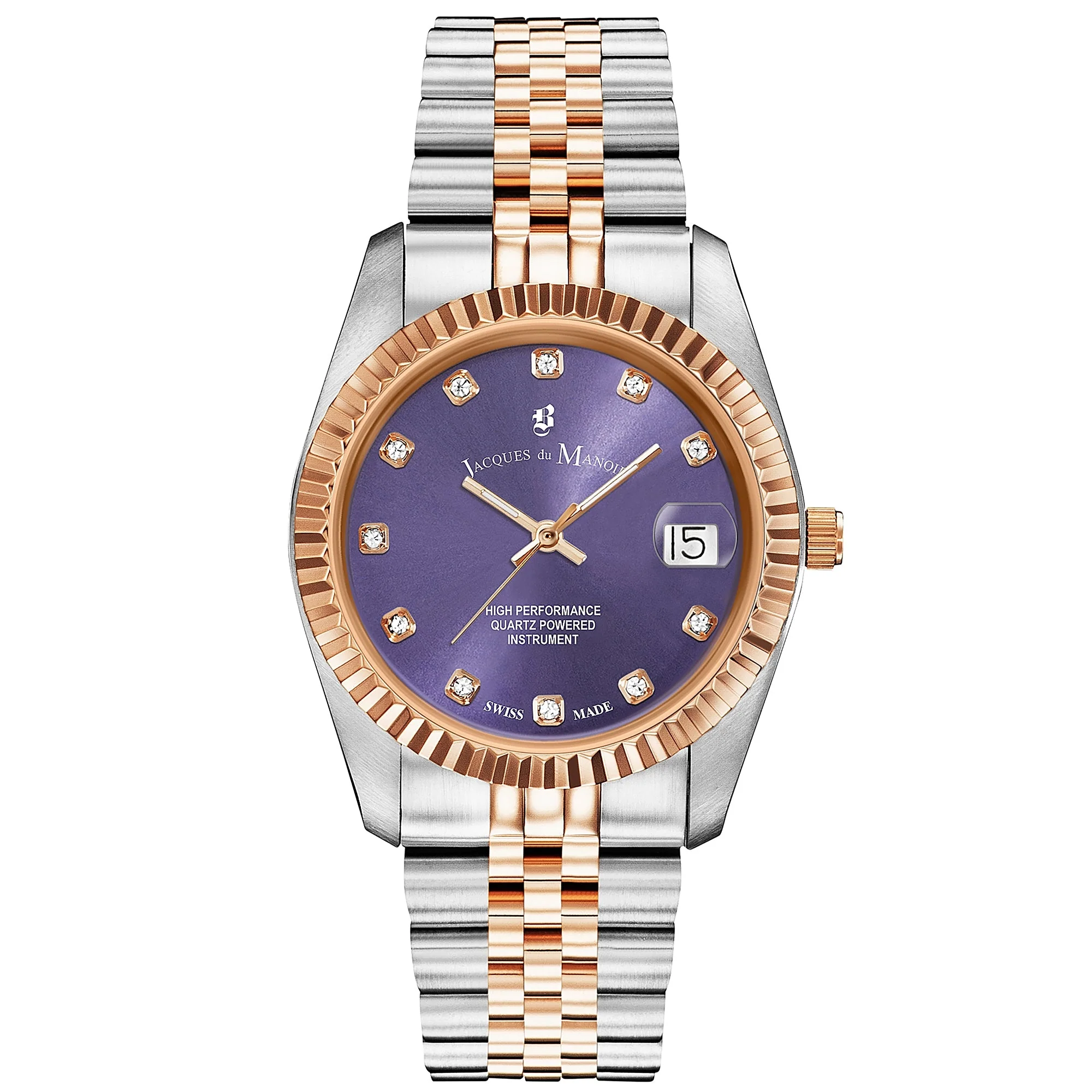 Jacques Du Manoir Ladies Inspiration Two-Tone Watch