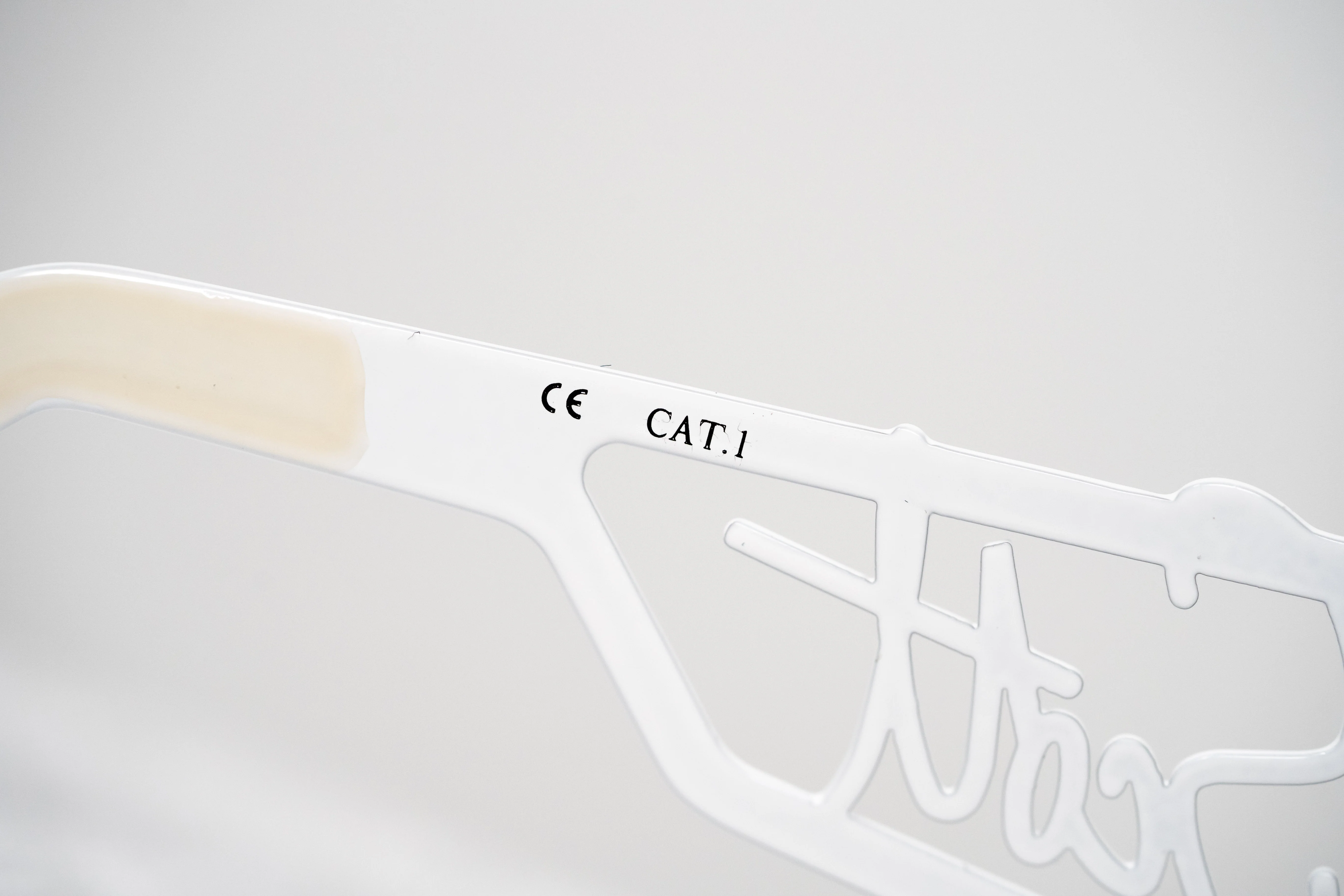 Jeremy Scott Unisex Rectangular White Grey Sunglasses - Image 10