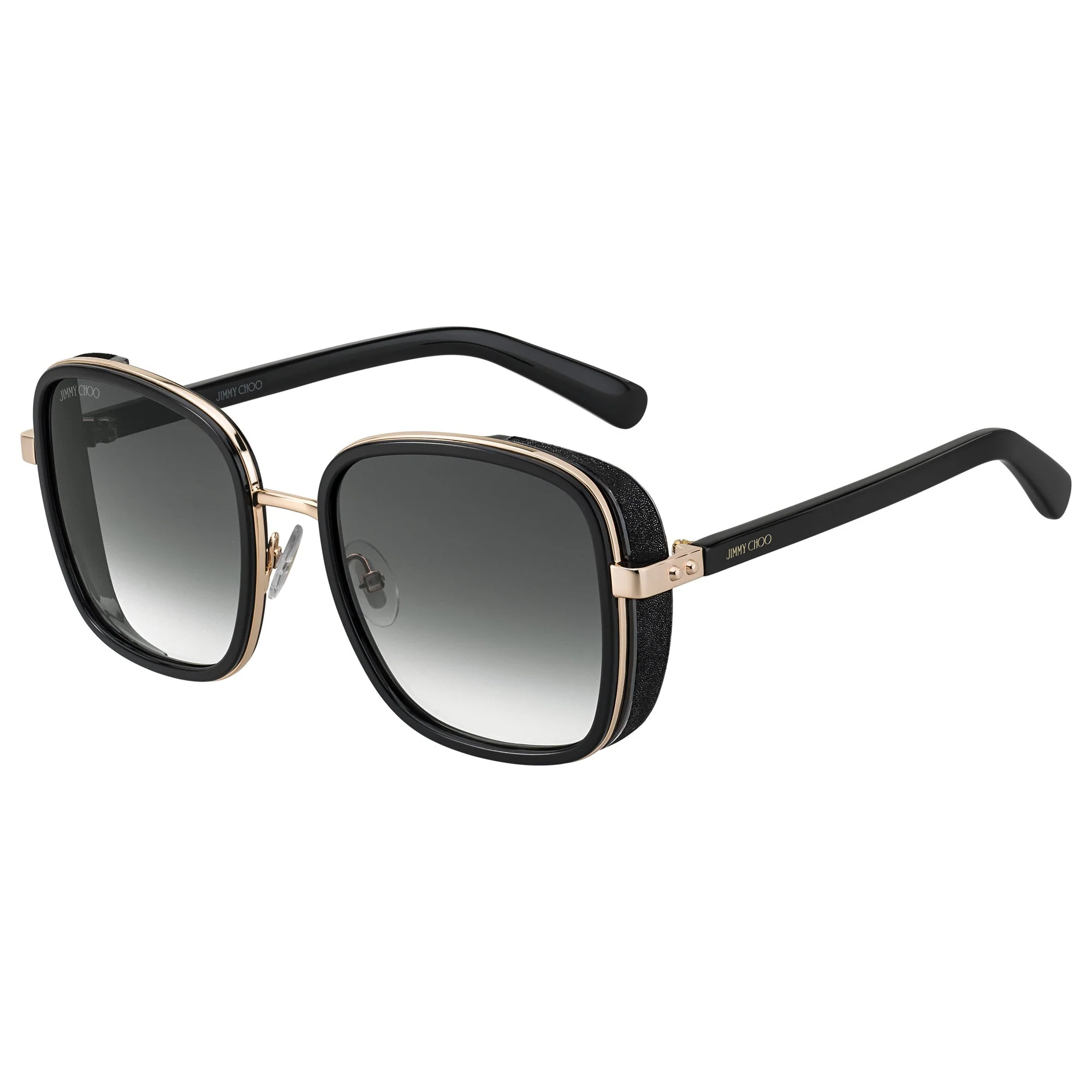 Jimmy Choo ELVA/S 2M2 549O (JC1) Women's Black Gold