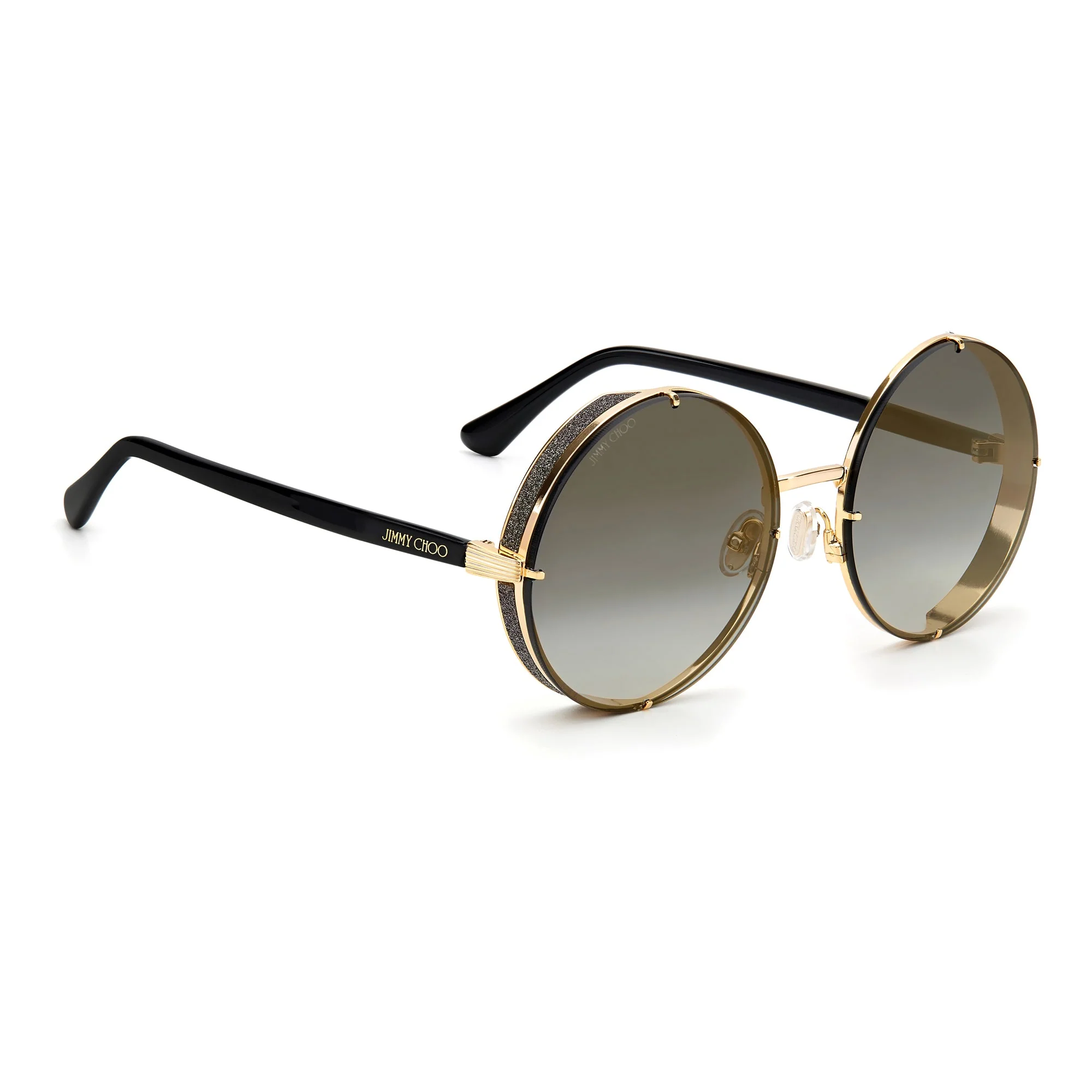 Jimmy Choo LILO/S RHL 58FQ (JC18)Women's Gold Black - Image 2