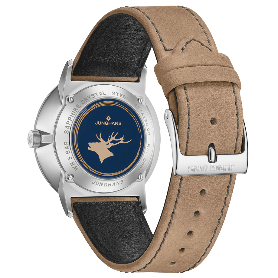 Junghans FORM A Men's Blue/Brown Watch - Image 2