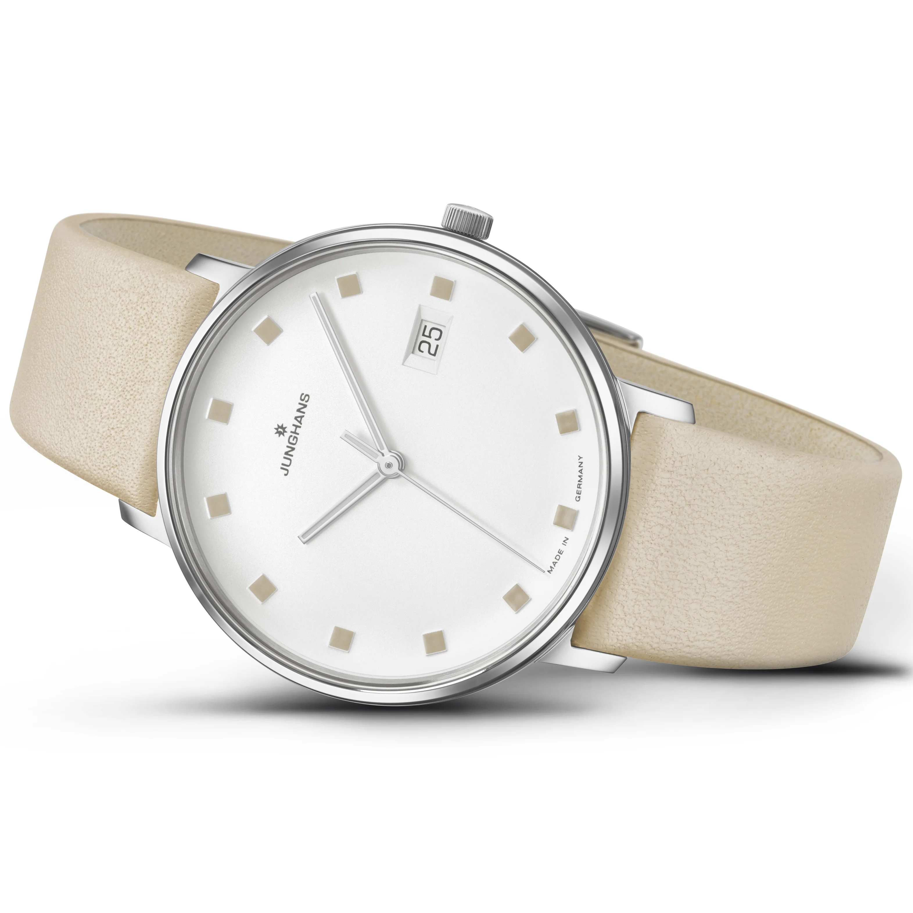 Junghans FORM Damen Ladies White/Beige Watch - Image 4