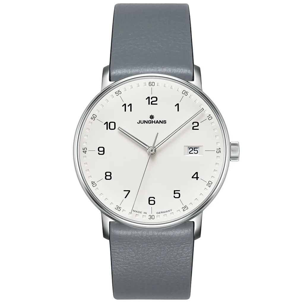 Junghans Form Quartz Men's White/Grey Watch