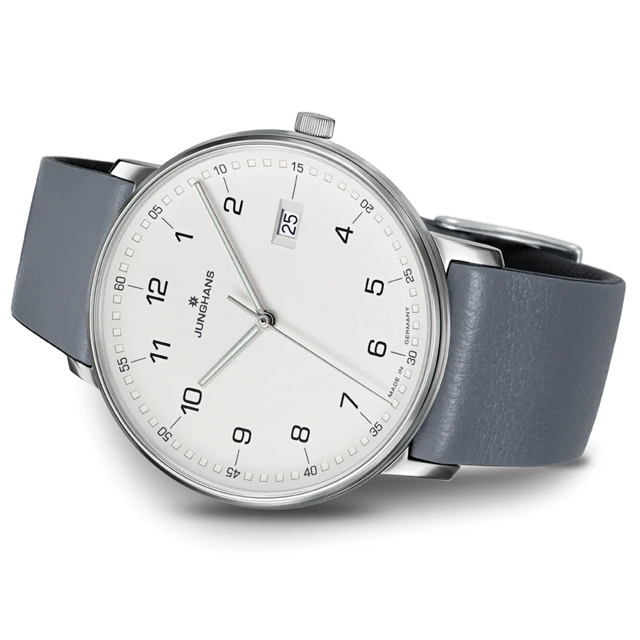 Junghans Form Quartz Men's White/Grey Watch - Image 4