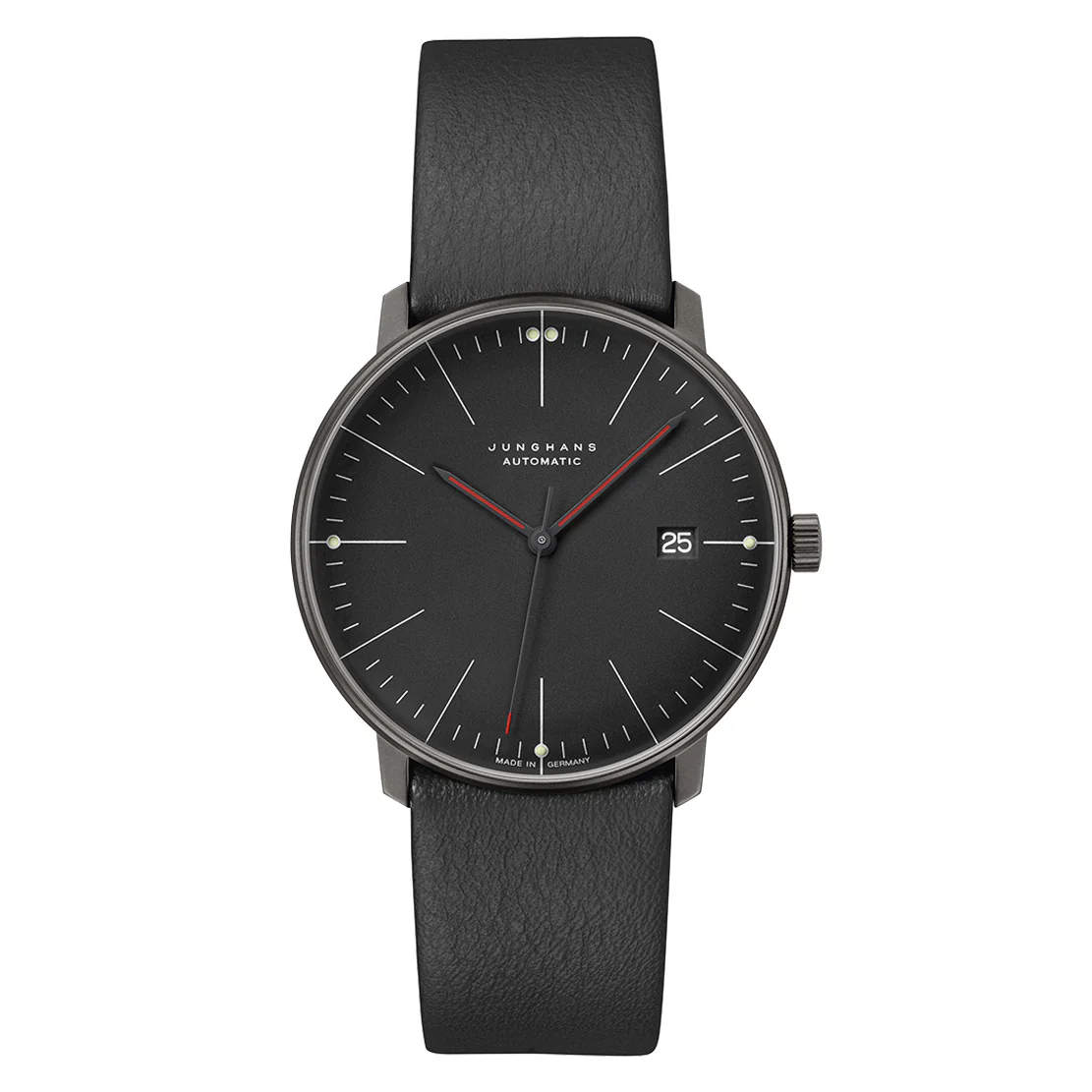 Junghans Max Bill Automatic Bauhaus Men's Black Watch