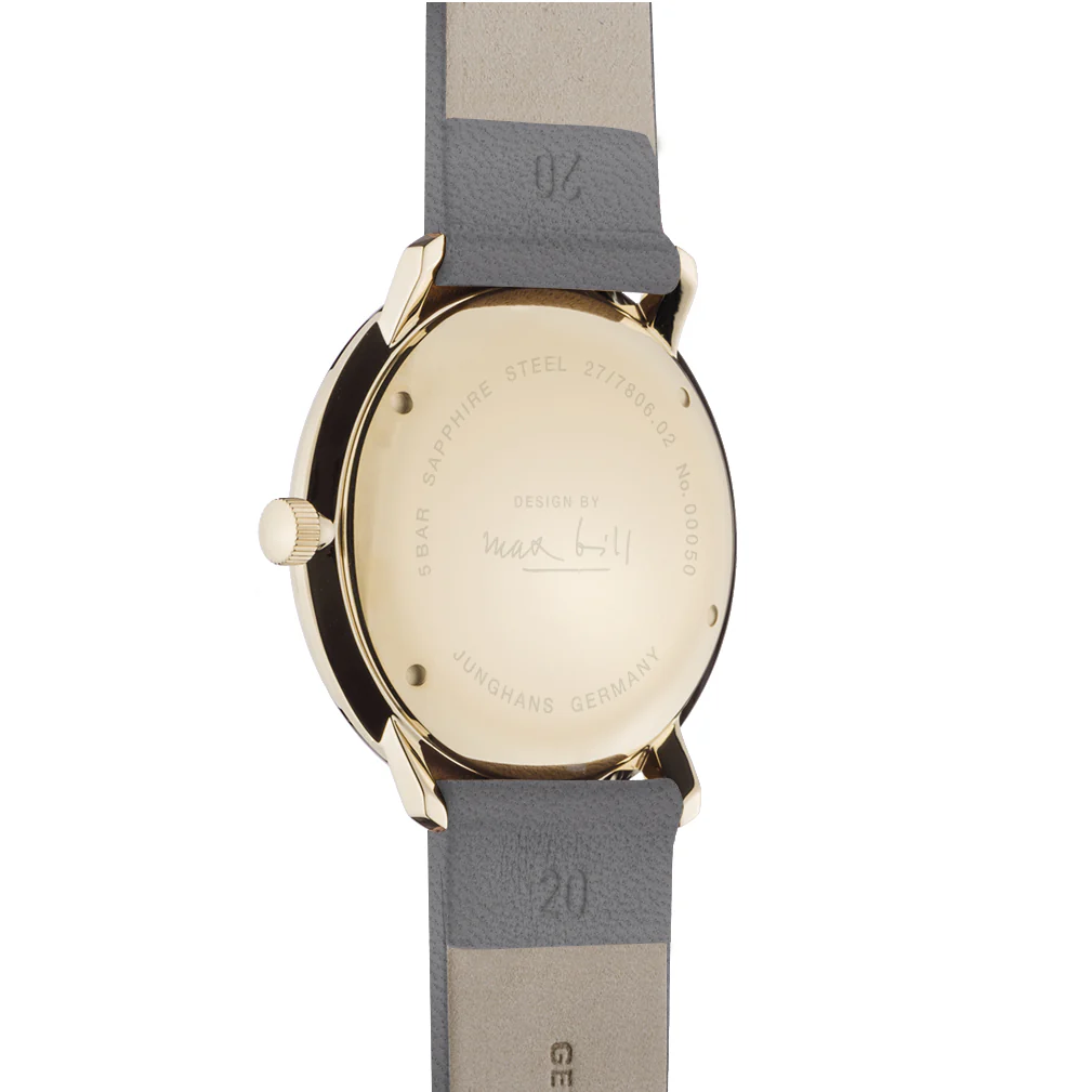 Junghans Max Bill Automatic Ladies White/Gold Watch - Image 3