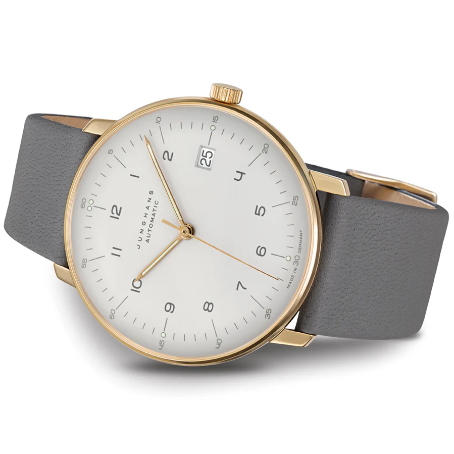 Junghans Max Bill Automatic Ladies White/Gold Watch - Image 4