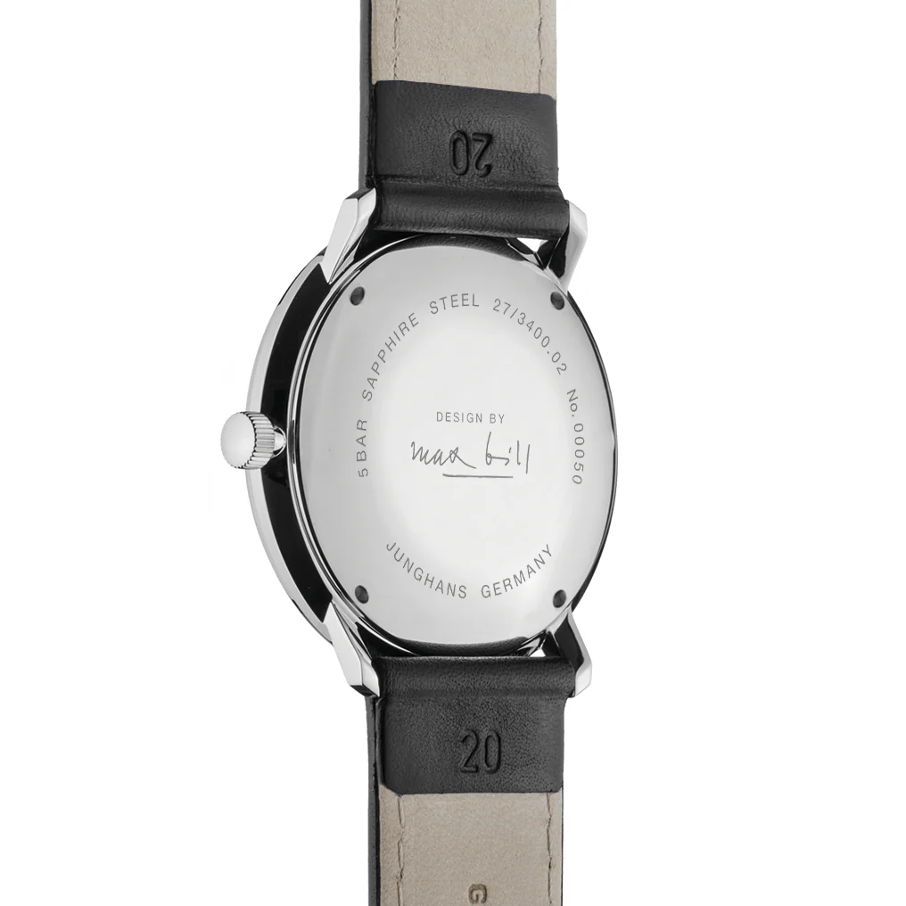 Junghans Max Bill Automatic Men's Black Watch - Image 3
