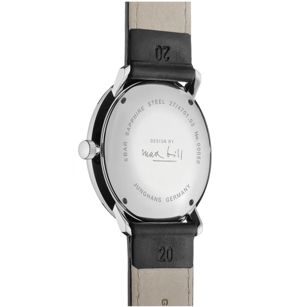 Junghans Max Bill Automatic Unisex Black Watch - Image 2