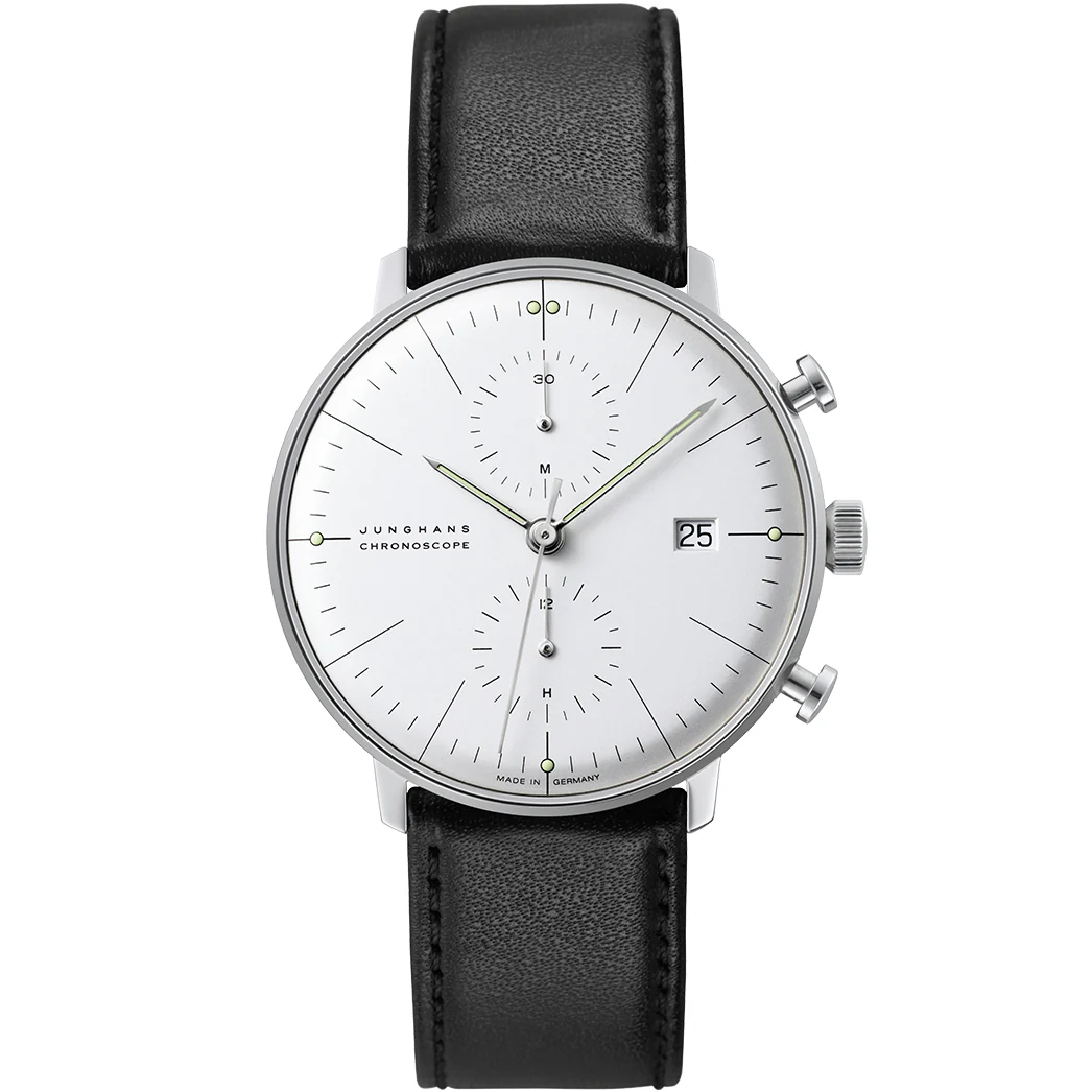 Junghans Max Bill Chronoscope Men's White/Black Watch
