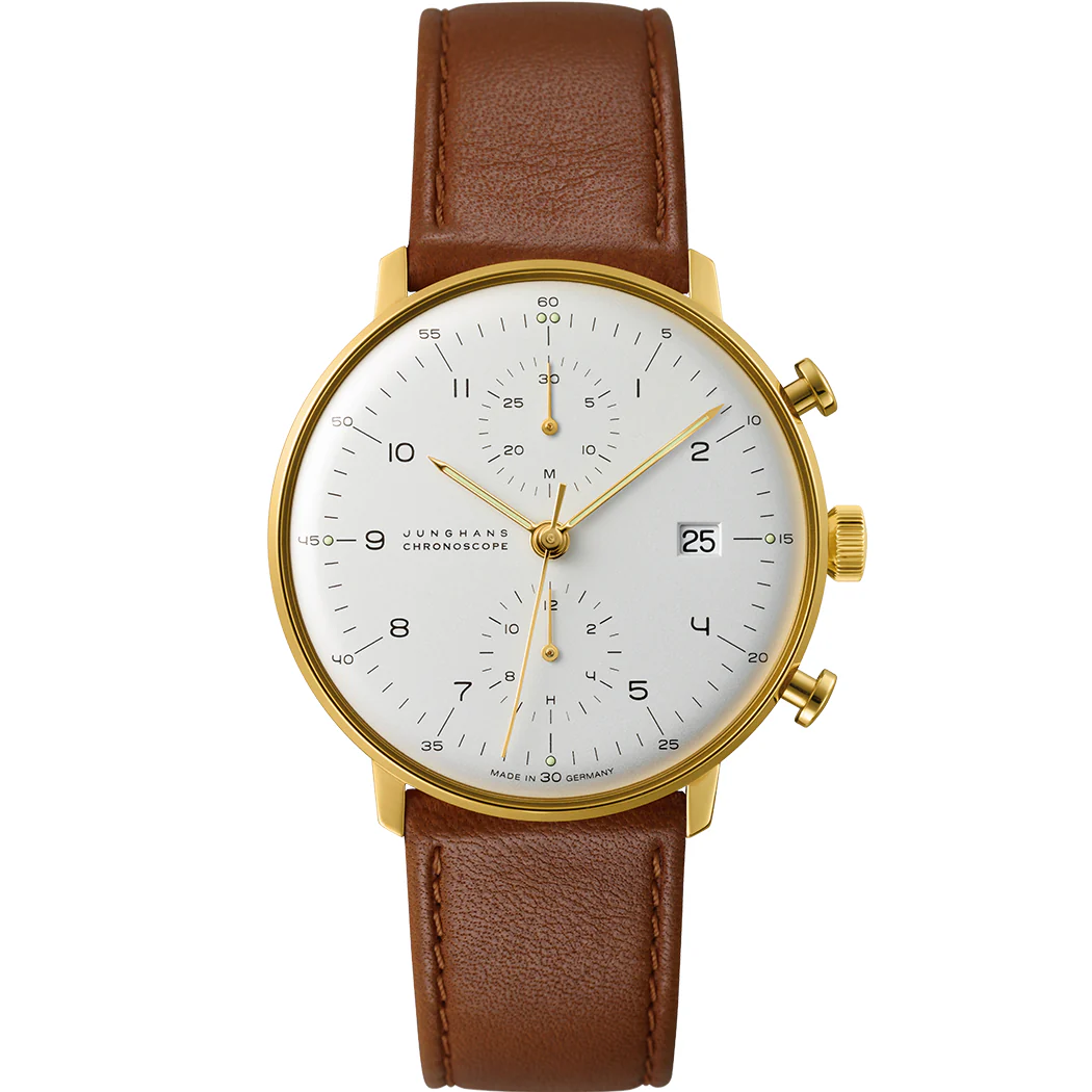 Junghans Max Bill Chronoscope Men's White/Gold Watch