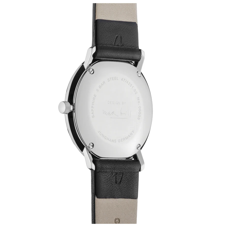 Junghans Max Bill Damen Ladies White/Black Watch - Image 2