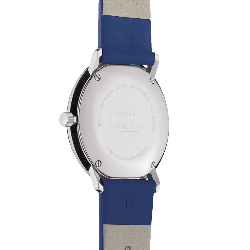 Junghans Max Bill Damen Men's White/Blue Watch - Image 3