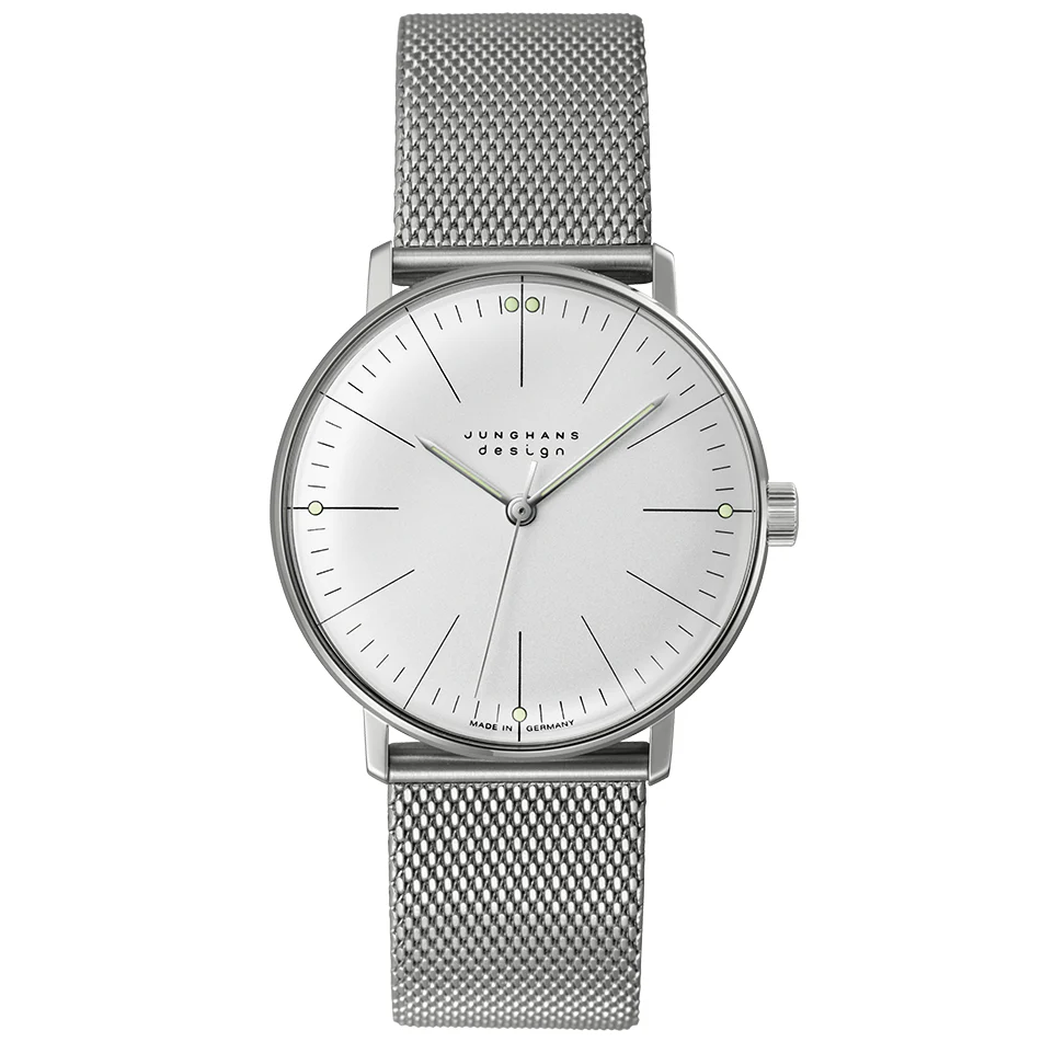 Junghans Max Bill Hand-winding Ladies Silver Watch
