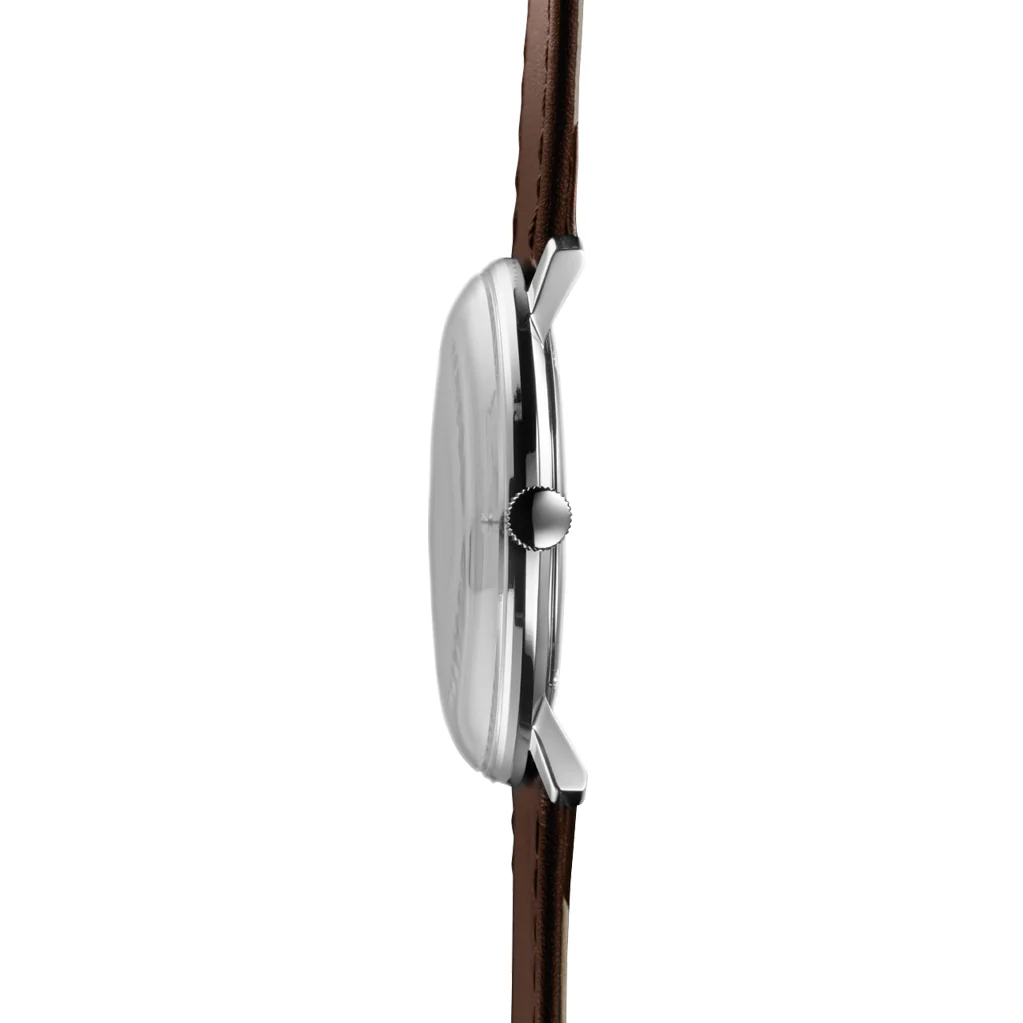 Junghans Max Bill Quartz Men's White/Brown Watch - Image 2