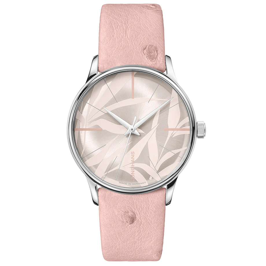 Junghans Meister Automatic Damen Ladies Beige/Pink Watch