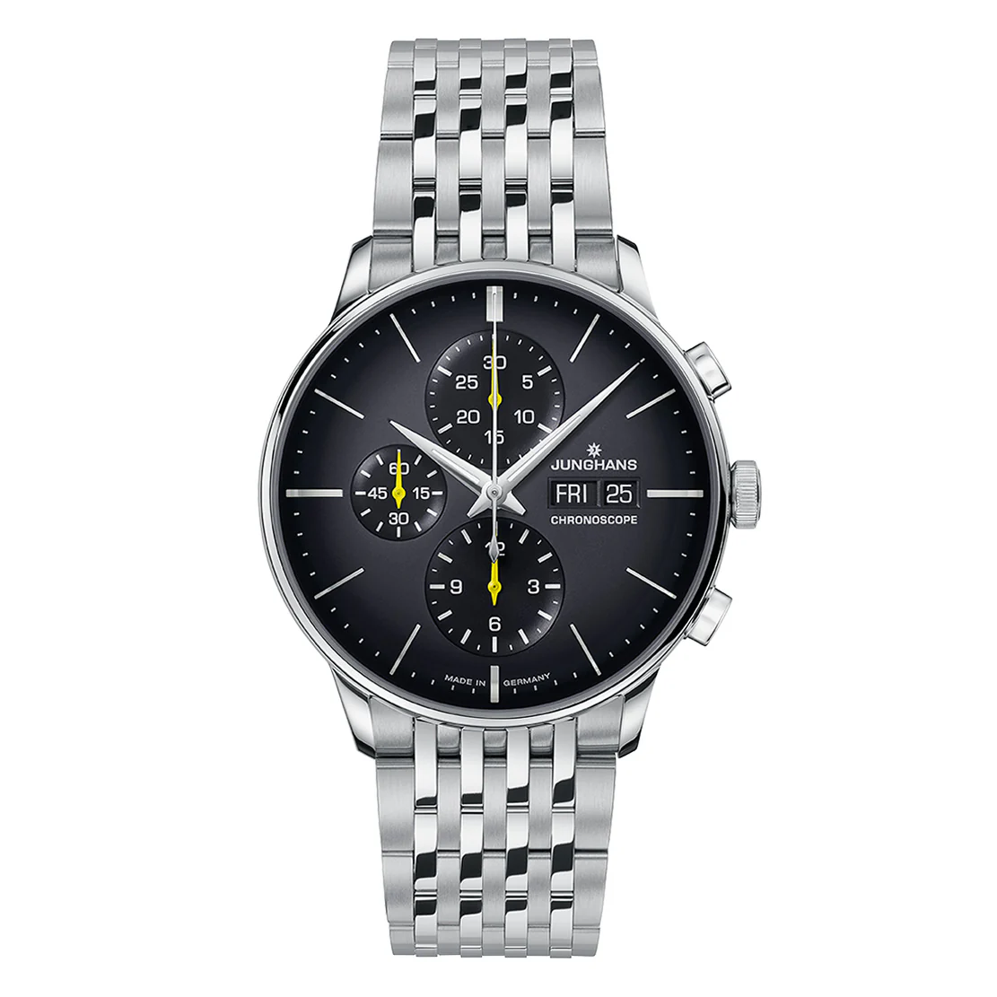 Junghans Meister Chronoscope Men's Black Watch