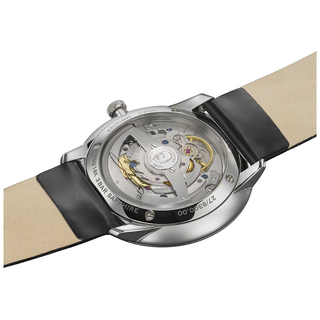 Junghans Meister Fein Automatic Edition Erhard Men's White/Black - Image 3