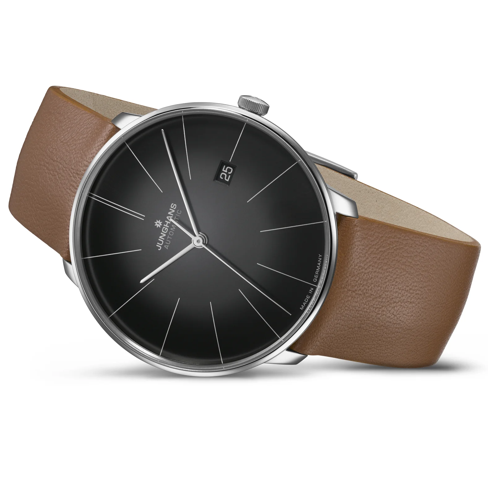 Junghans Meister Fein Brown/Black Automatic Gent's Watch - Image 3