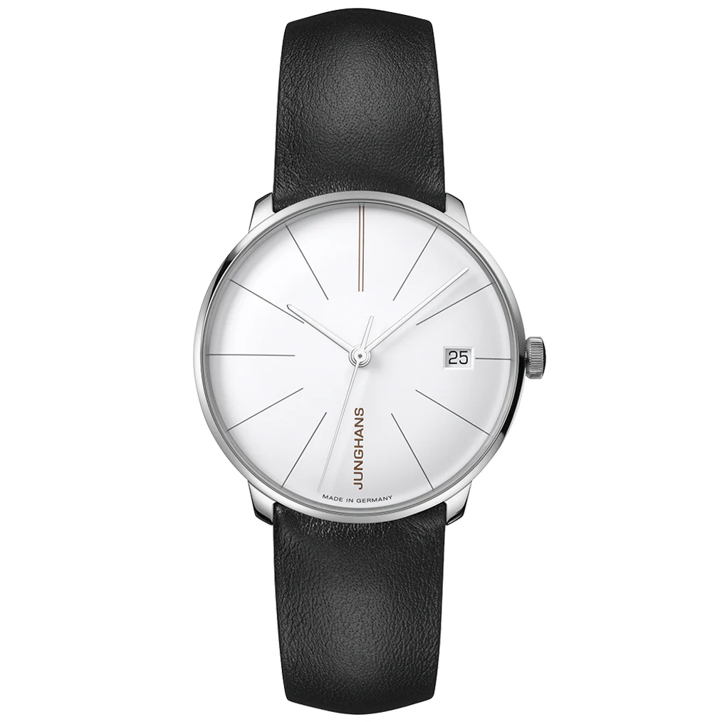 Junghans Meister Fein Kleine Men's White/Black Watch