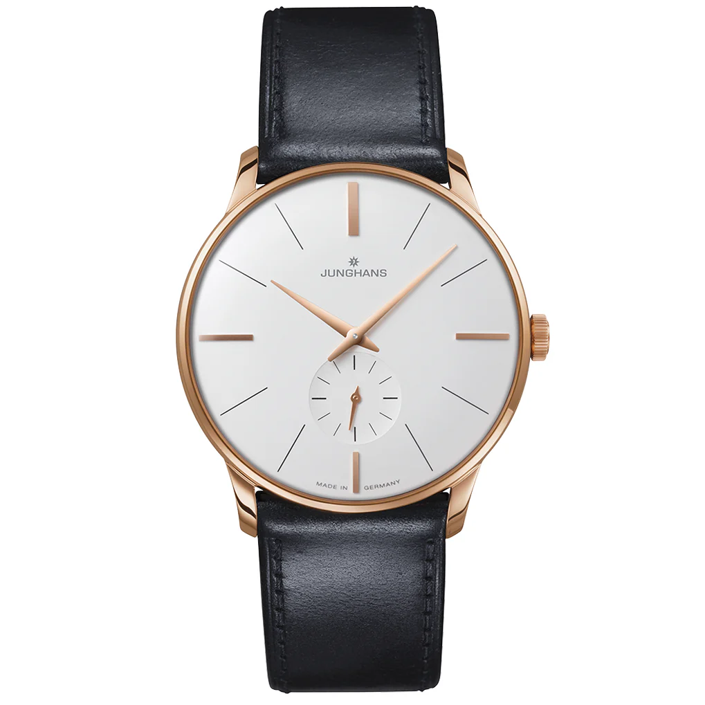 Junghans Meister Handwinding Unisex White/Rose Gold Watch