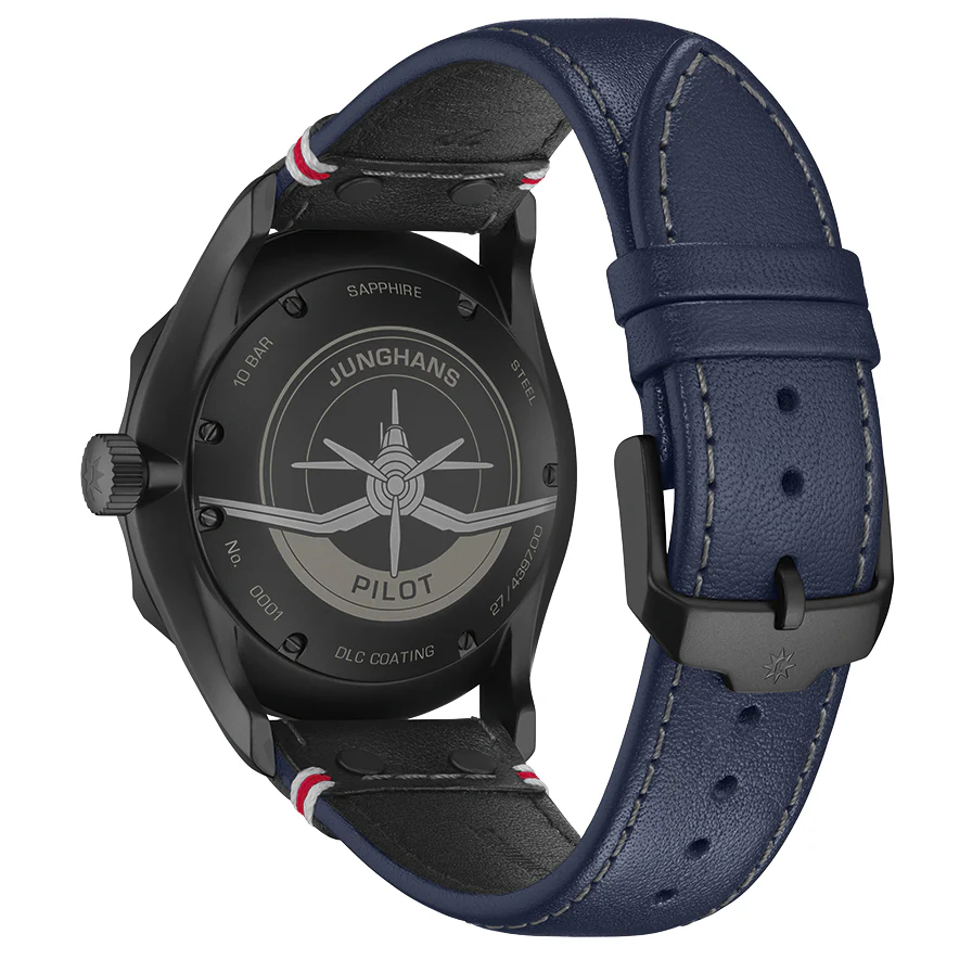 Junghans Meister Pilot Automatic Men's Navy Blue Watch - Image 2
