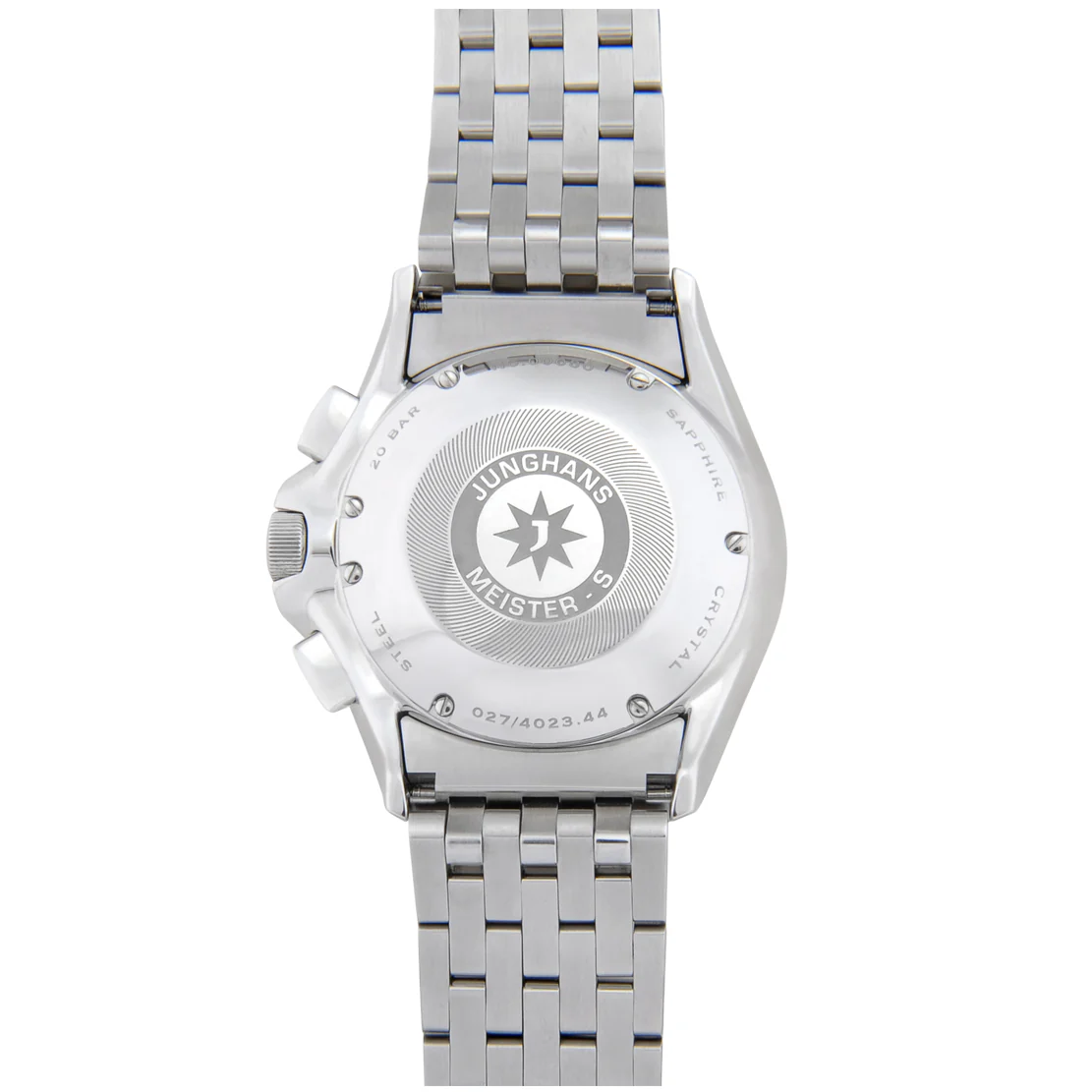 Junghans Meister S Chronoscope Men's Grey/Silver Watch - Image 4