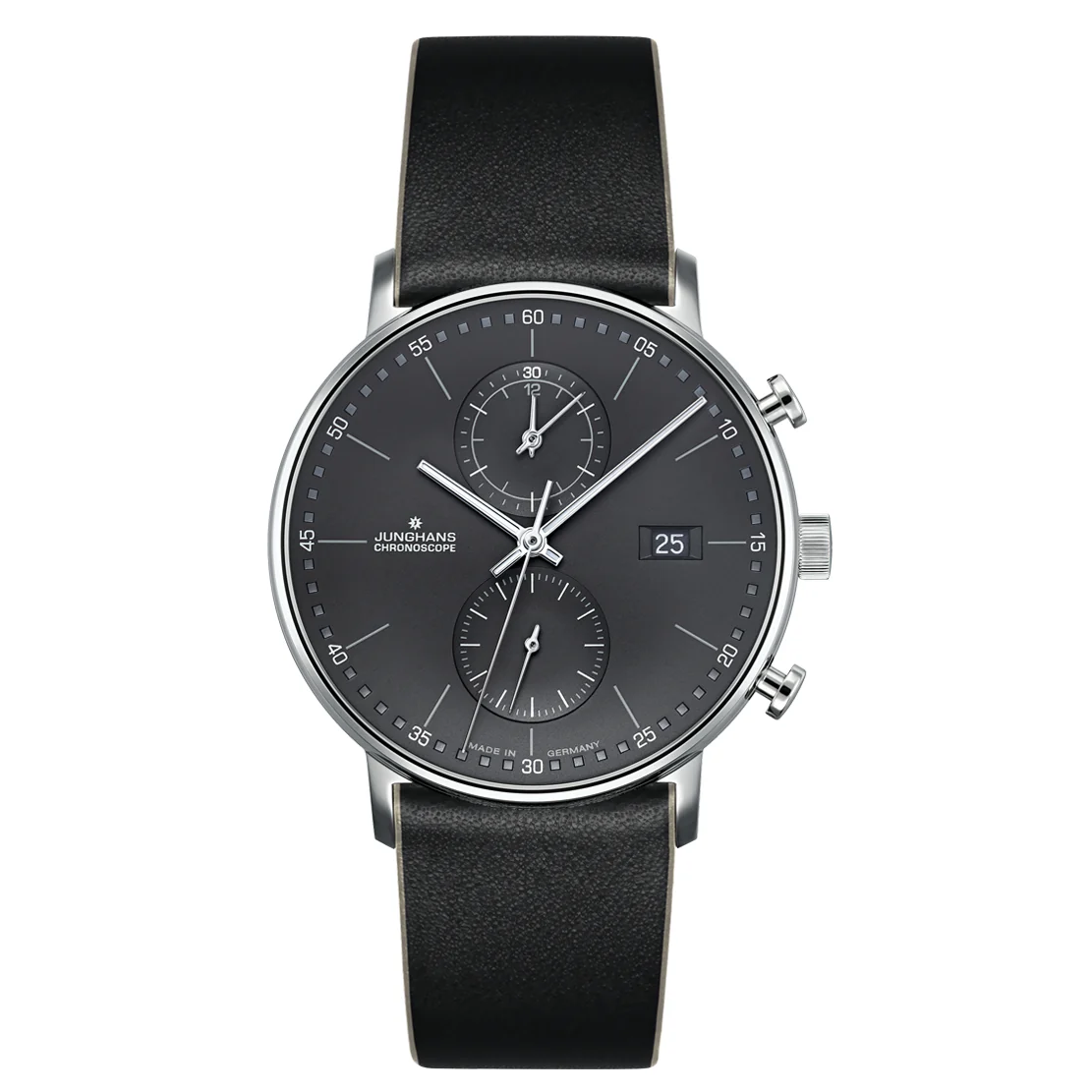 Junghans Men's Form C Chronoscope Men's Black Watch